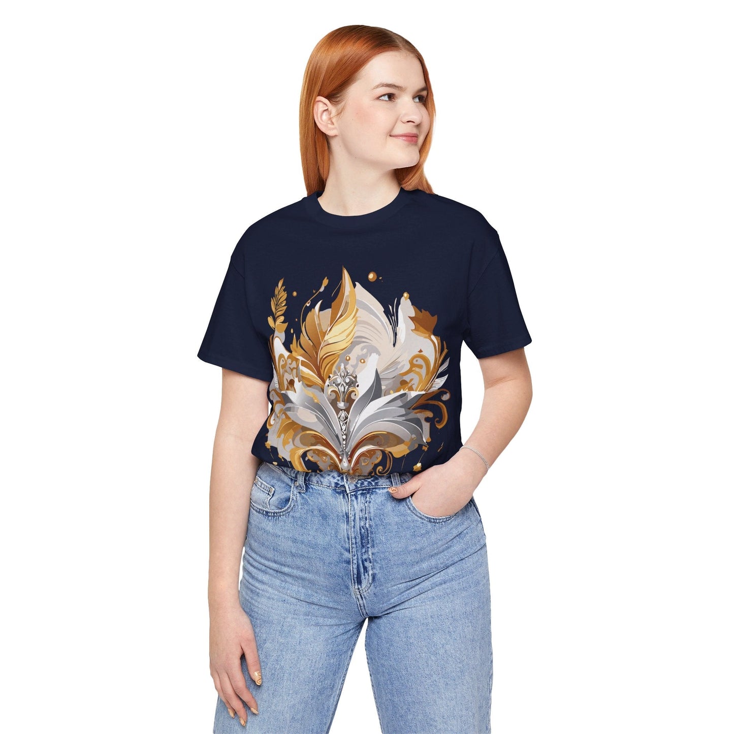 Adelpha Premium Graphic Tee Unisex Short Sleeve Jersey Shirt With Vintage Inspired Artwork