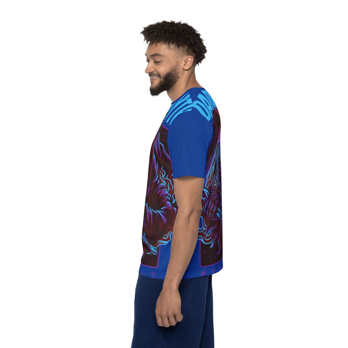 Be32 Fun Graphic T-Shirt, Art Design Poly Shirt, All Over Print Graphic Tee, Monsters T-Shirt, Cartoon Tees