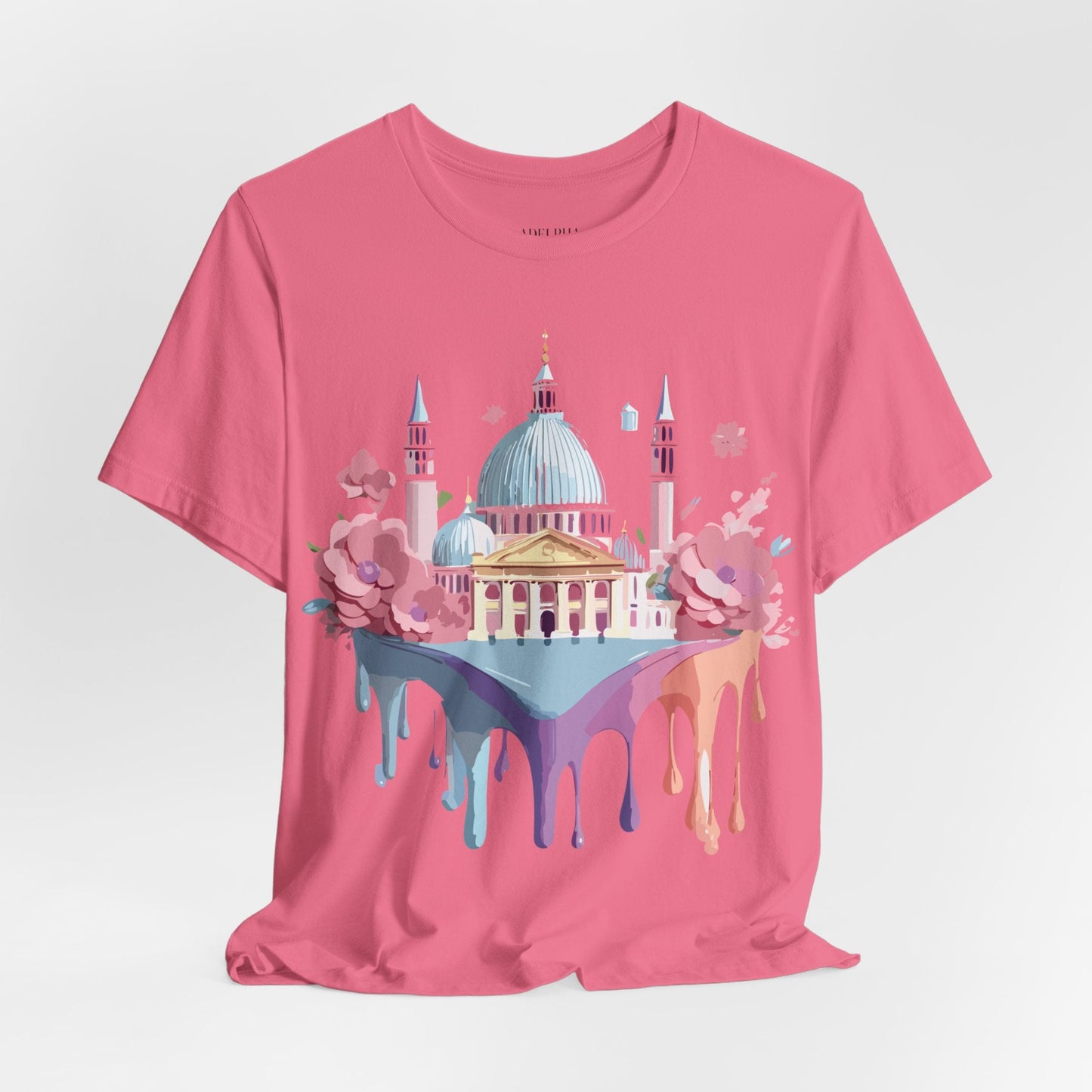 Venice Tourist Graphic Tee Unisex Vintage Inspired Artwork Short Sleeve