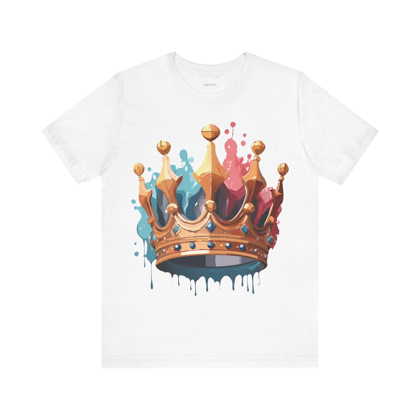 Adelpha Crown Graphic Tee Unisex Vintage Inspired Art Design Short Sleeve Premium Quality