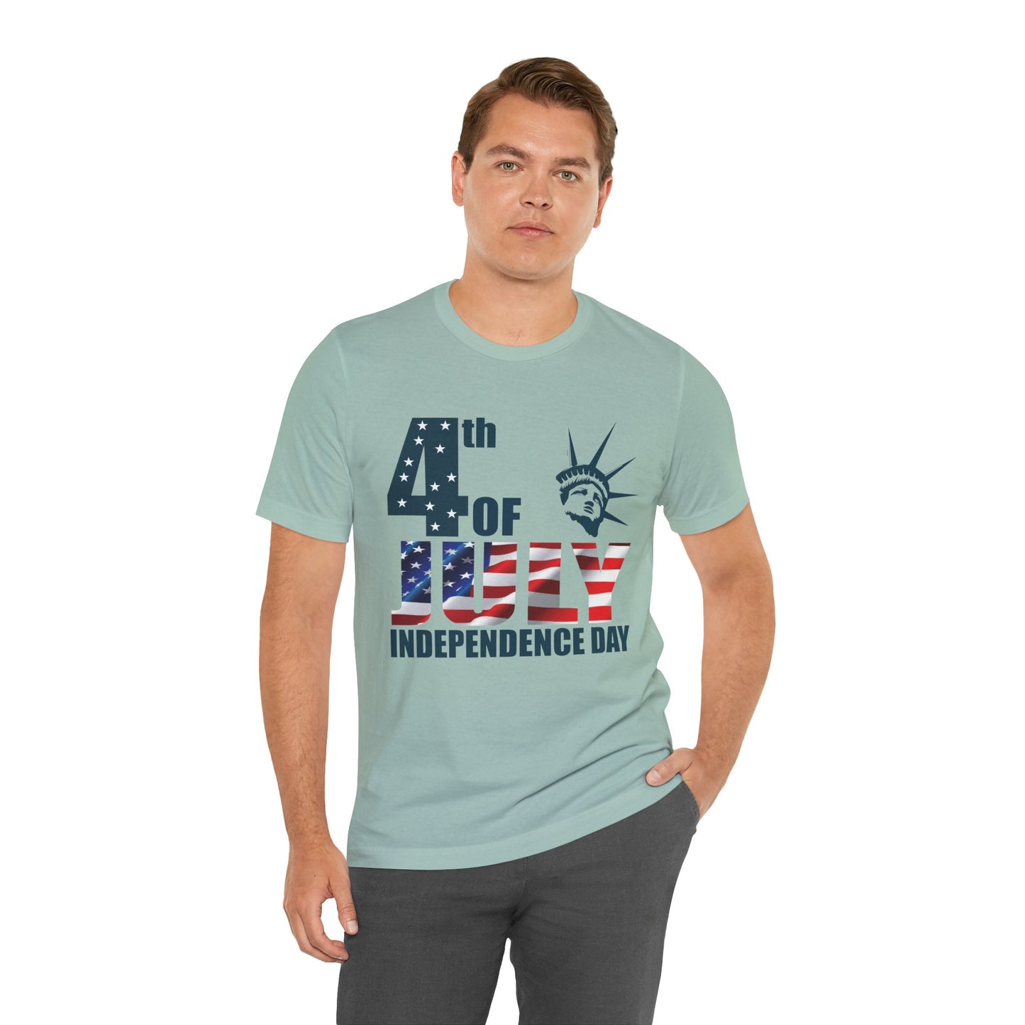 Independence Day Graphic Unisex Cotton T-Shirt 026