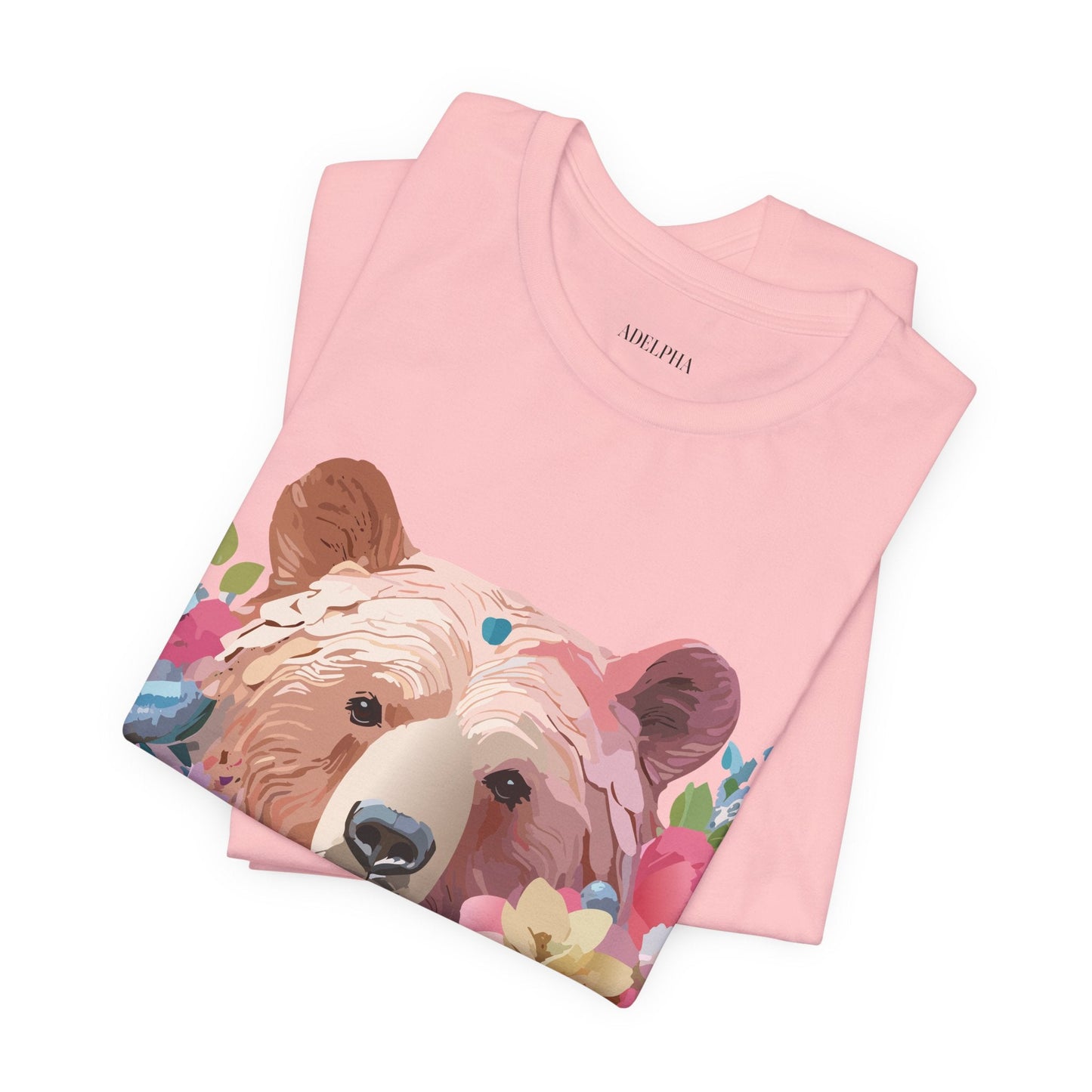 Bear Shirt Graphic Tee Unisex Jersey Short Sleeve Vintage Inspired Adelpha