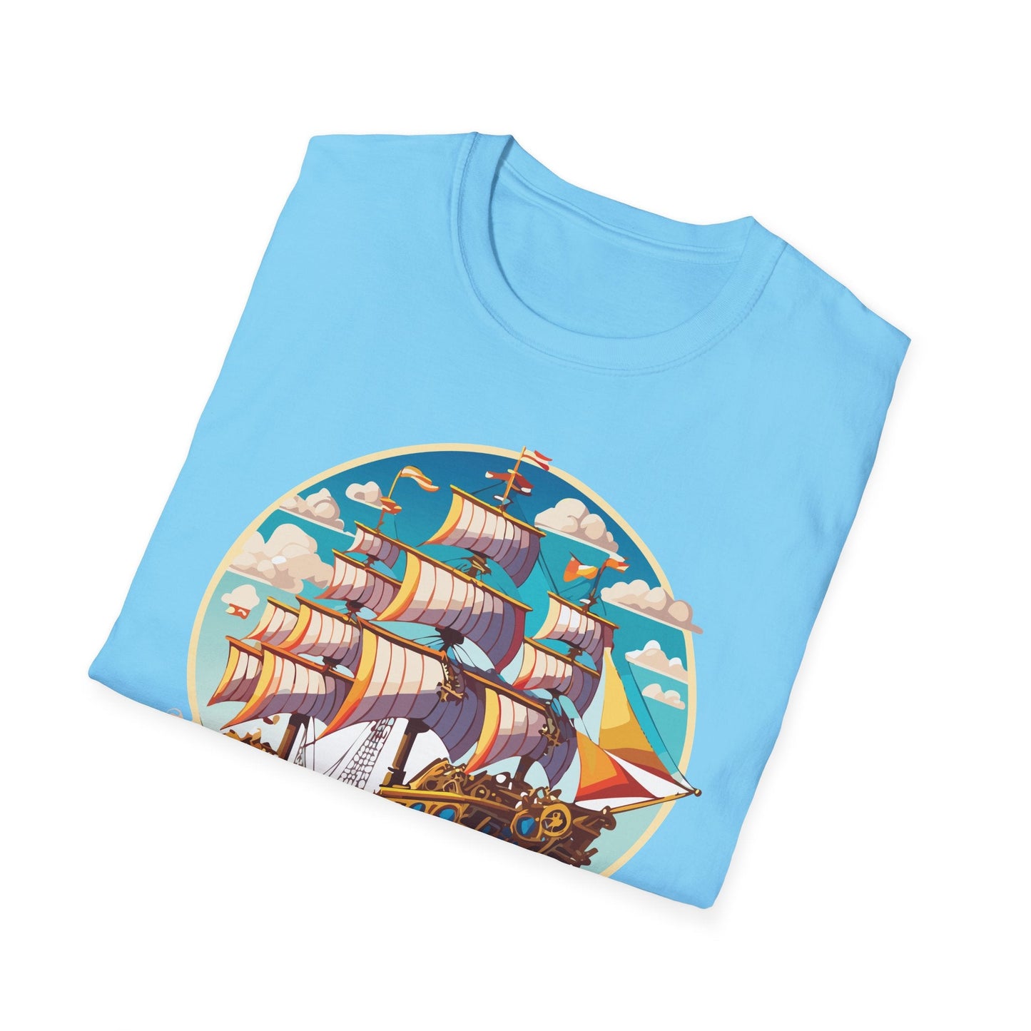 Ship T Shirts Frigate Tee Unisex Vessel Tee Shirt Gildan Softstyle 64000 Cotton Tee Classic