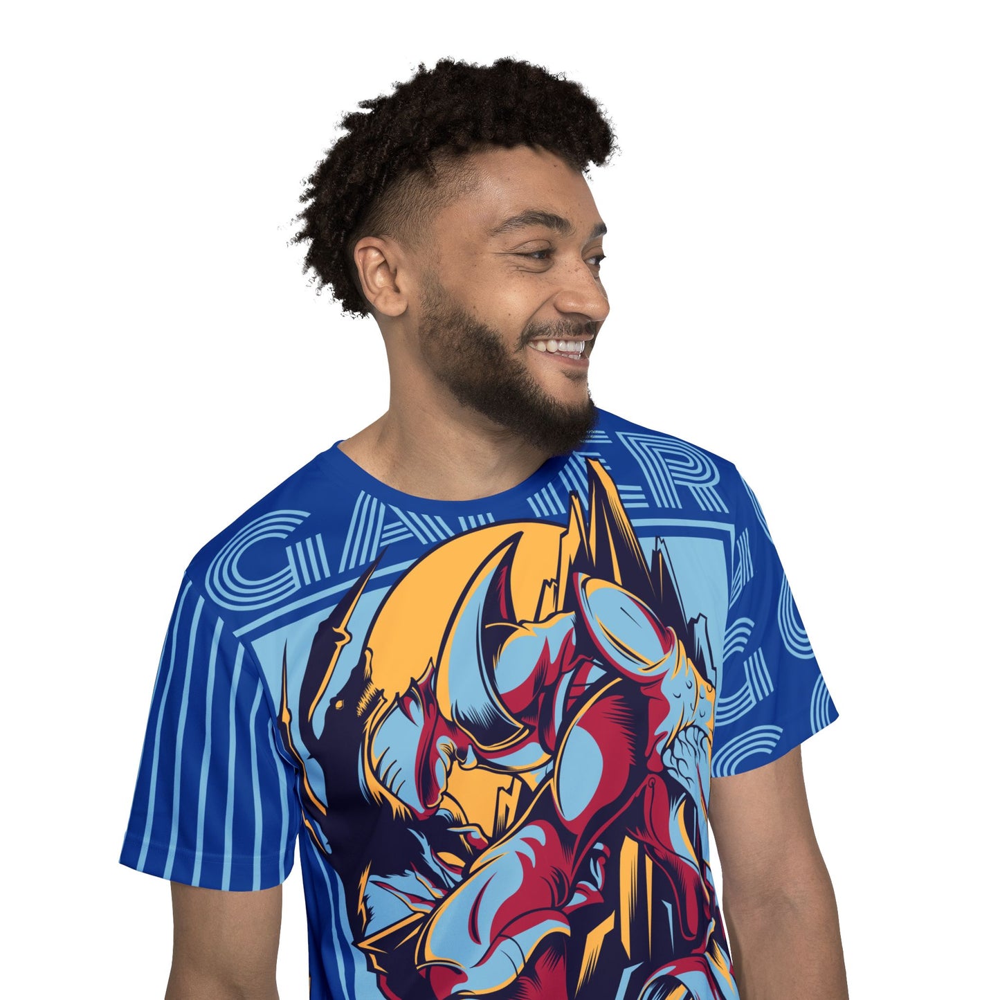 39-Be Fun Graphic T-Shirt, Art Design Poly Shirt, All Over Print Graphic Tee, Monsters T-Shirt, Cartoon Tees