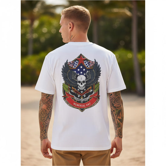 Memorial Day Graphic Tee Unisex 100 Cotton Comfort Colors T-Shirt 136