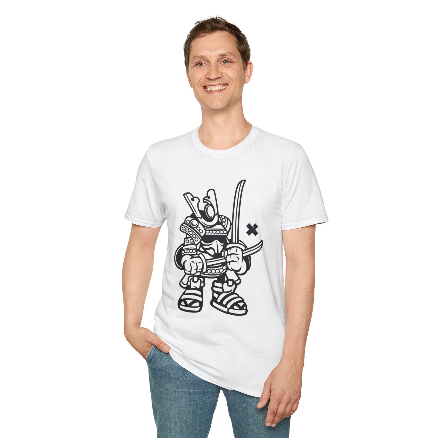 Cartoon T Shirt Unisex Animation Tee Funny Tee Gildan Softstyle 64000 100 Percent Cotton