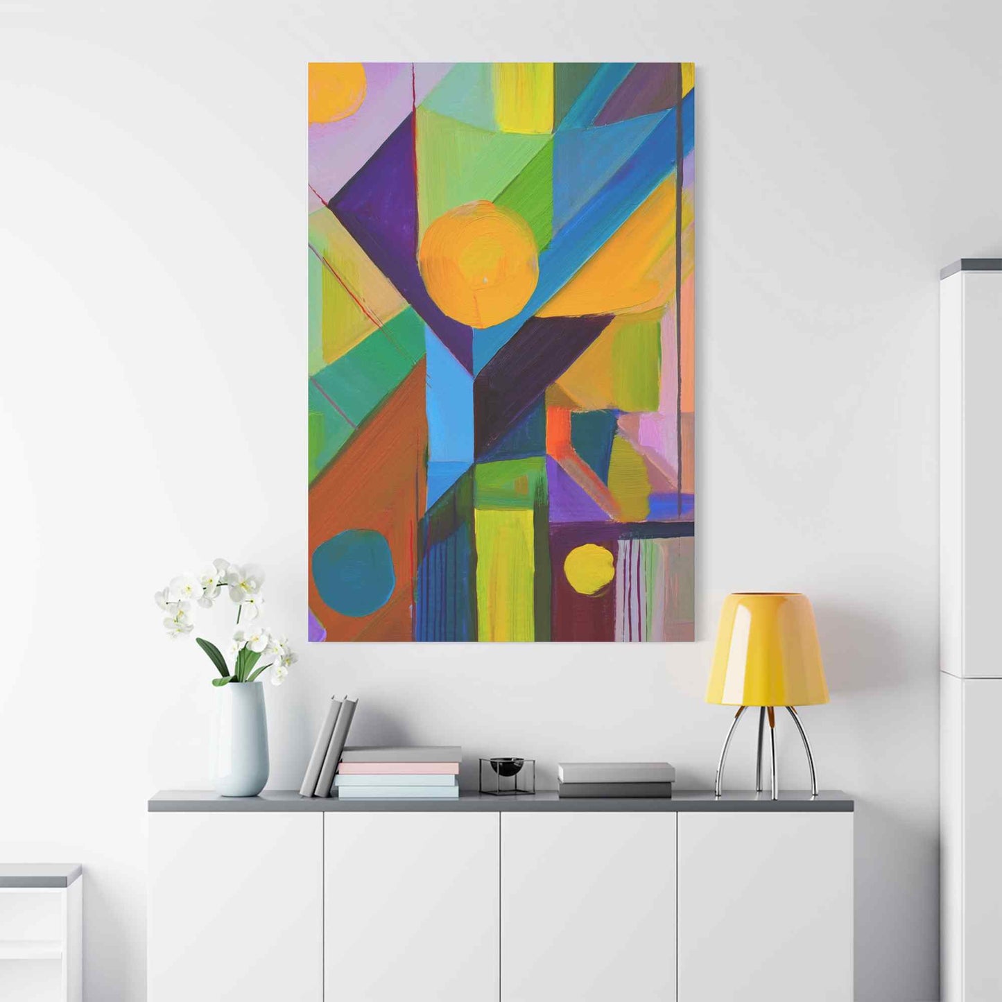 Abstract Painting Print Canvas 20x24,20x30,24x30, 24x32,24x36,30x40, 32x48,36x48,40x60 Pine-Wood Inner Frame ABS-8