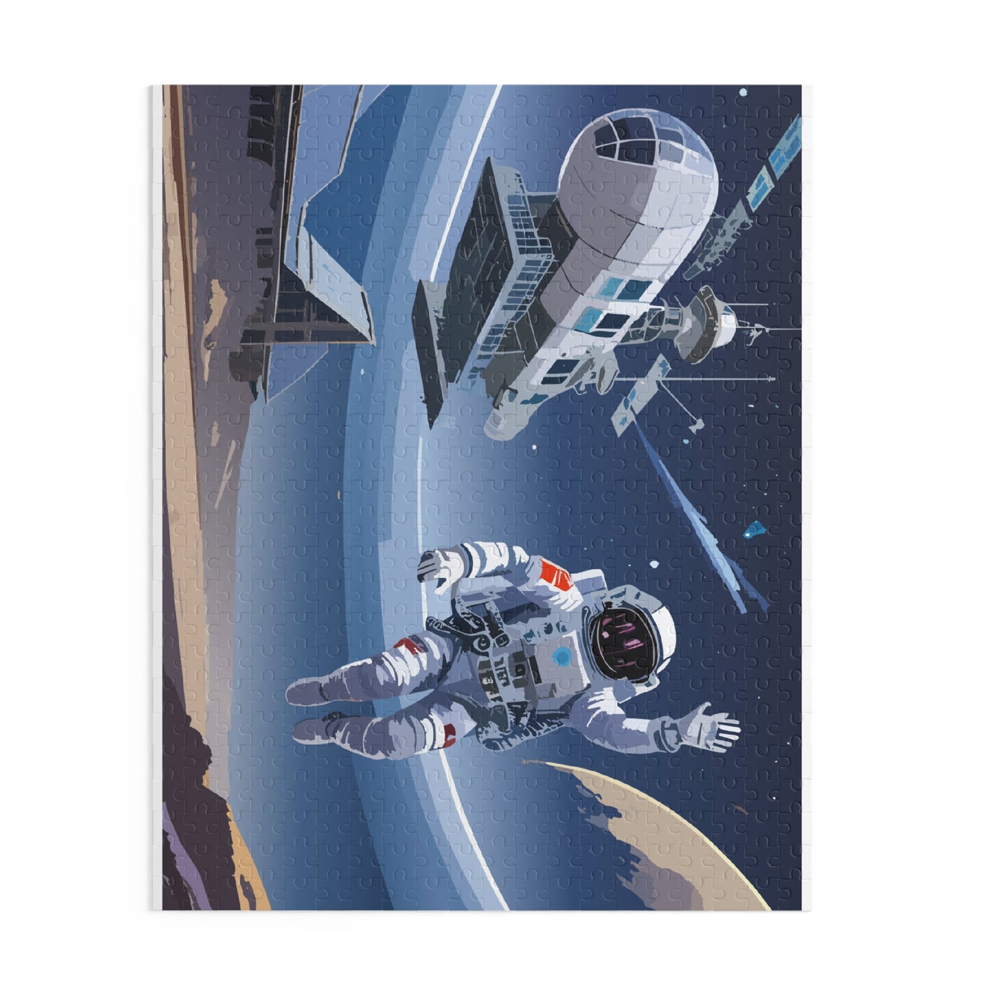 Astronaut Puzzle 500-Chipboard Pieces in Box | Kids Puzzles Size: 16" x 20",  Ages 9+ and Family pn45