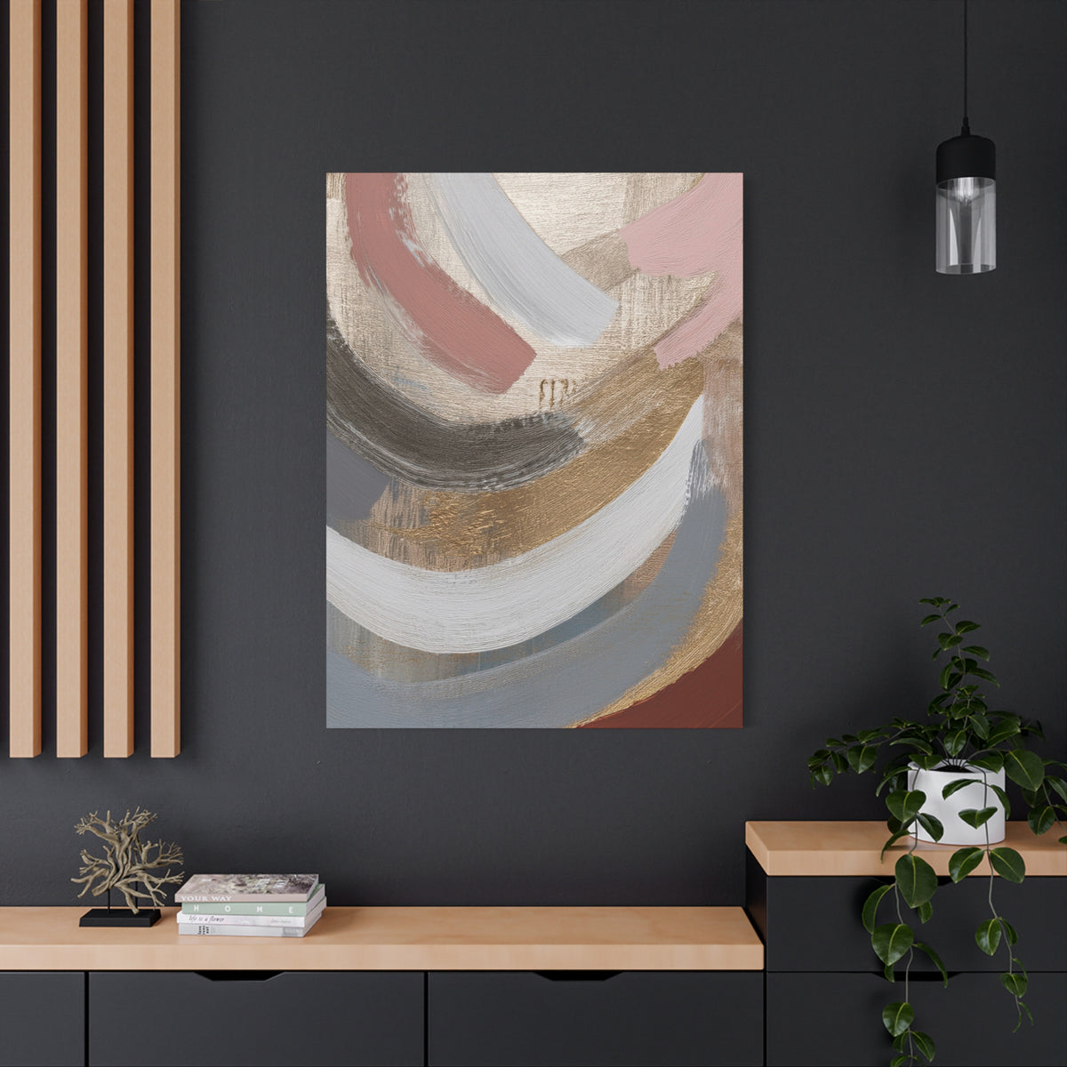 Abstract Pastel Painting Print Canvas 20x24,20x30,24x30 24x32,24x36,30x40 32x48,36x48,40x60 Pine-Wood Inner Frame ABS-90