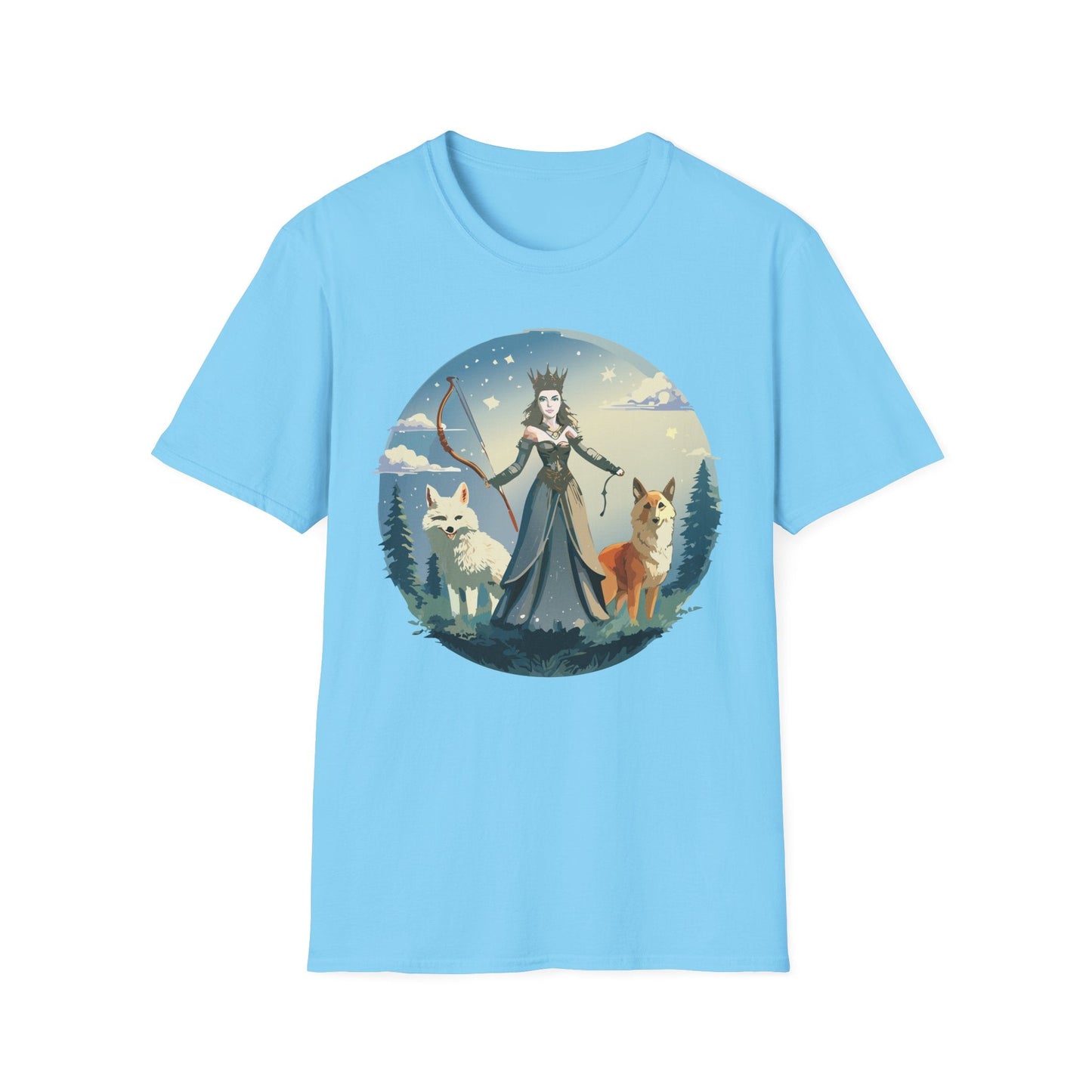 Women Graphic T Shirt Art Design Tee Unisex Softstyle Cotton Gildan 64000 Premium Comfort