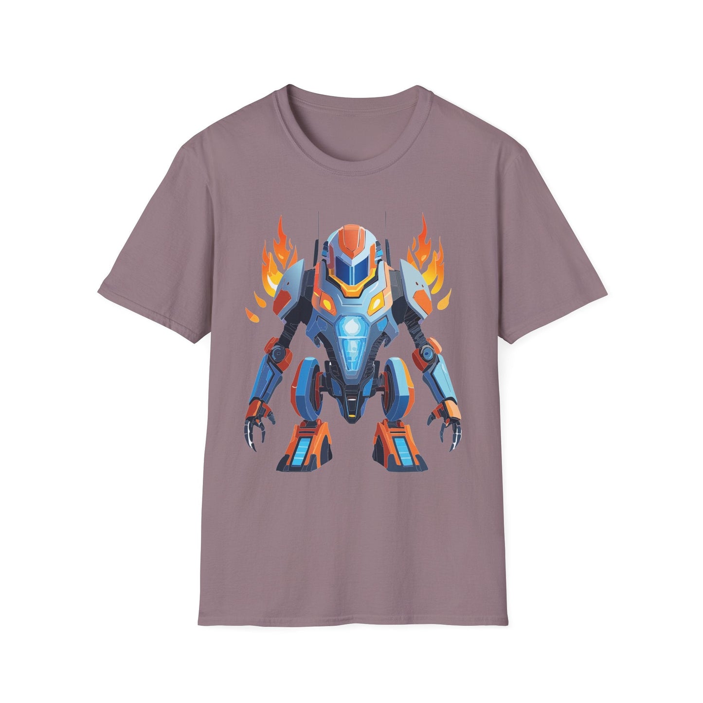 Cyborg Tee Unisex Robot Shirt Terminator Shirt Art Design Gildan Softstyle 64000 Cotton Tee