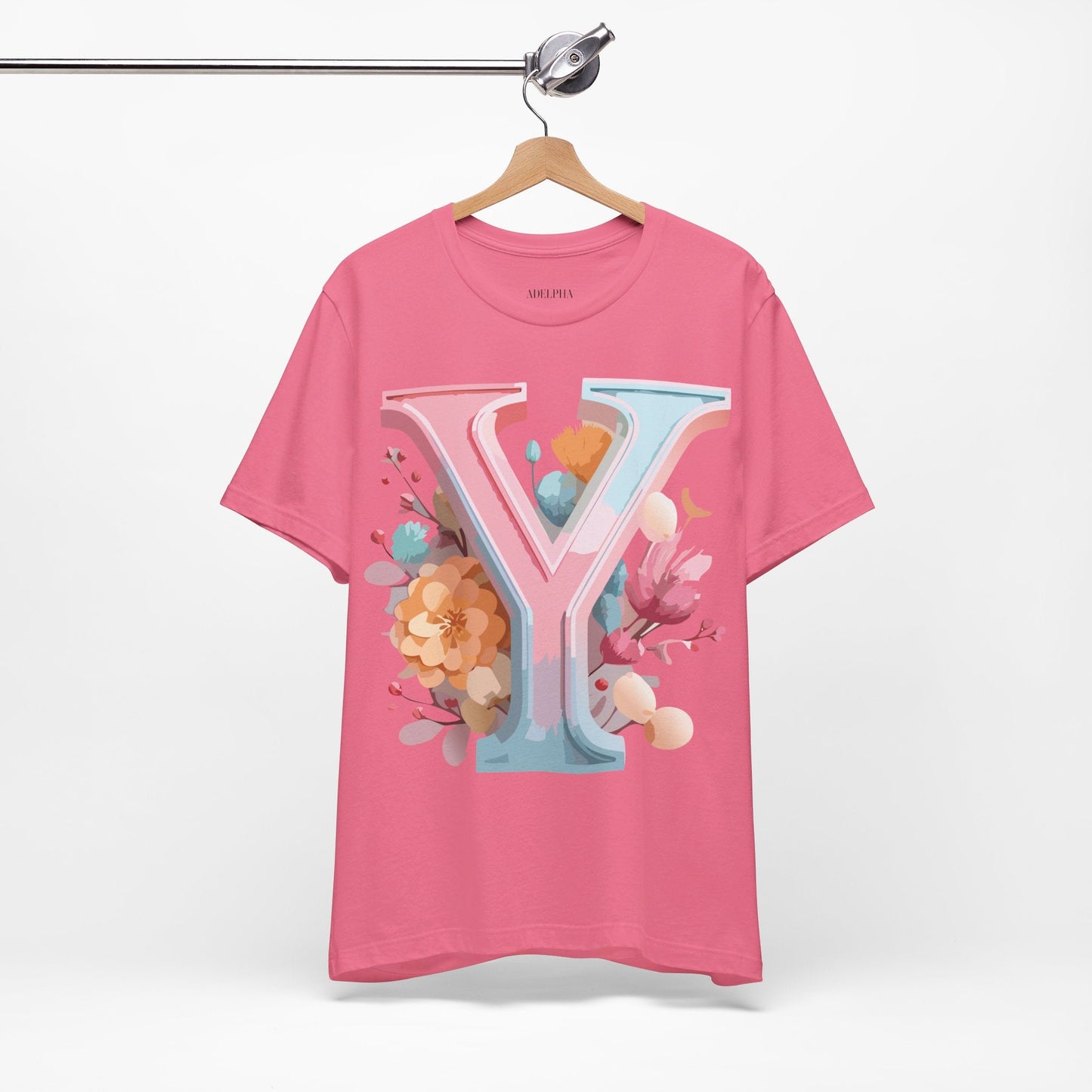 Unisex Letter Y Graphic Tee From Adelpha Vintage Inspired Artwork T Shirt For Everyday Wear