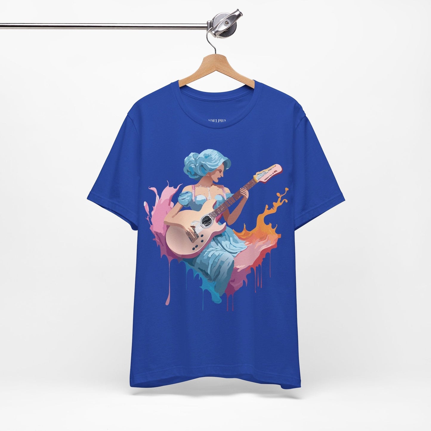 Adelpha Unisex Graphic Tee With Vintage Inspired Art Design Short Sleeve Premium Everyday Wear