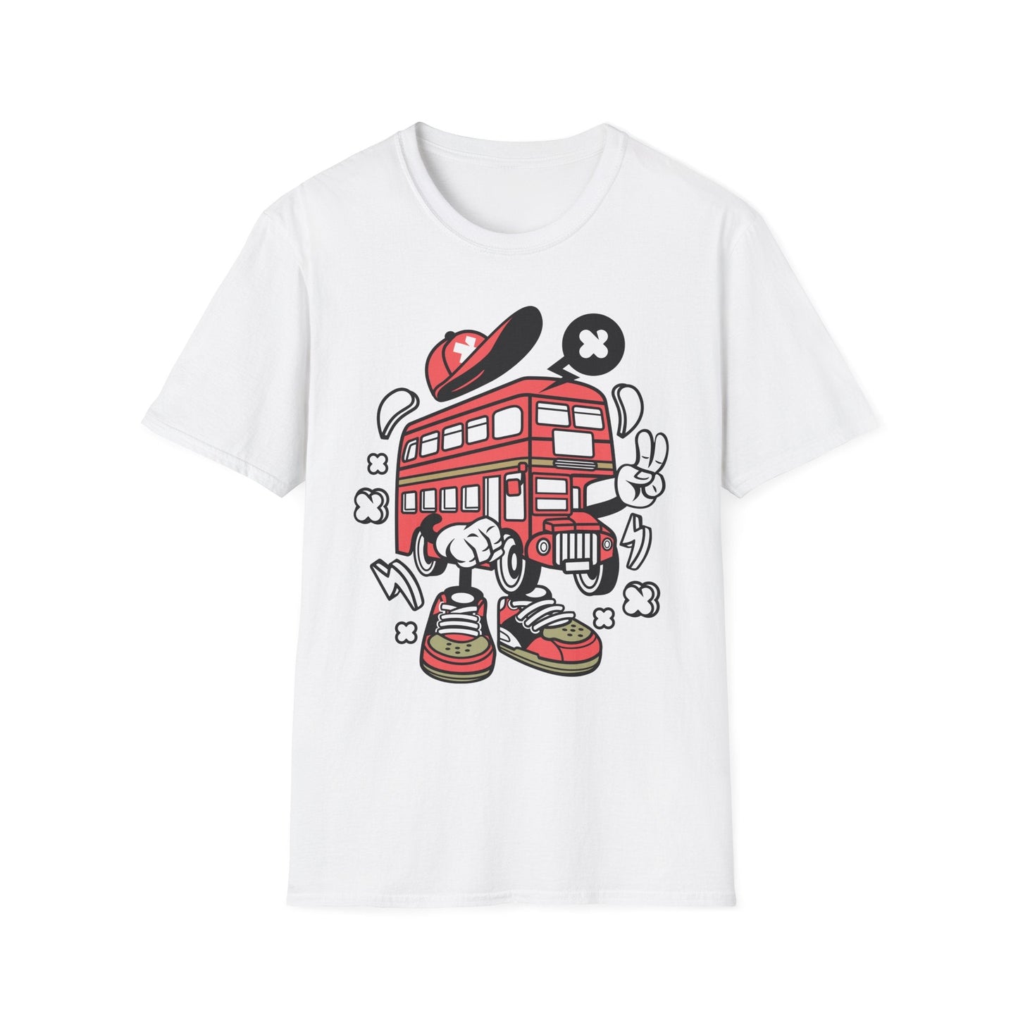 Cartoon Animation T Shirt Funny Tee Unisex Gildan Softstyle 64000 100 Percent Ring Spun Cotton