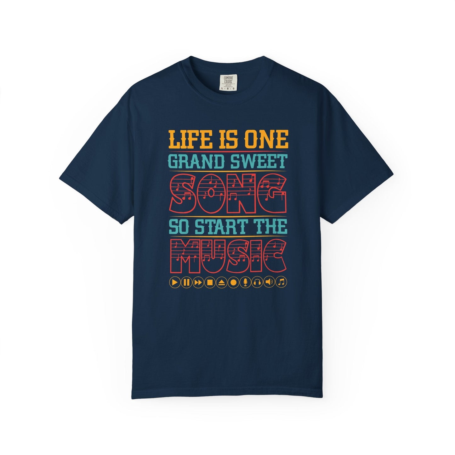 Music Graphic Design Unisex Cotton T-shirt 023