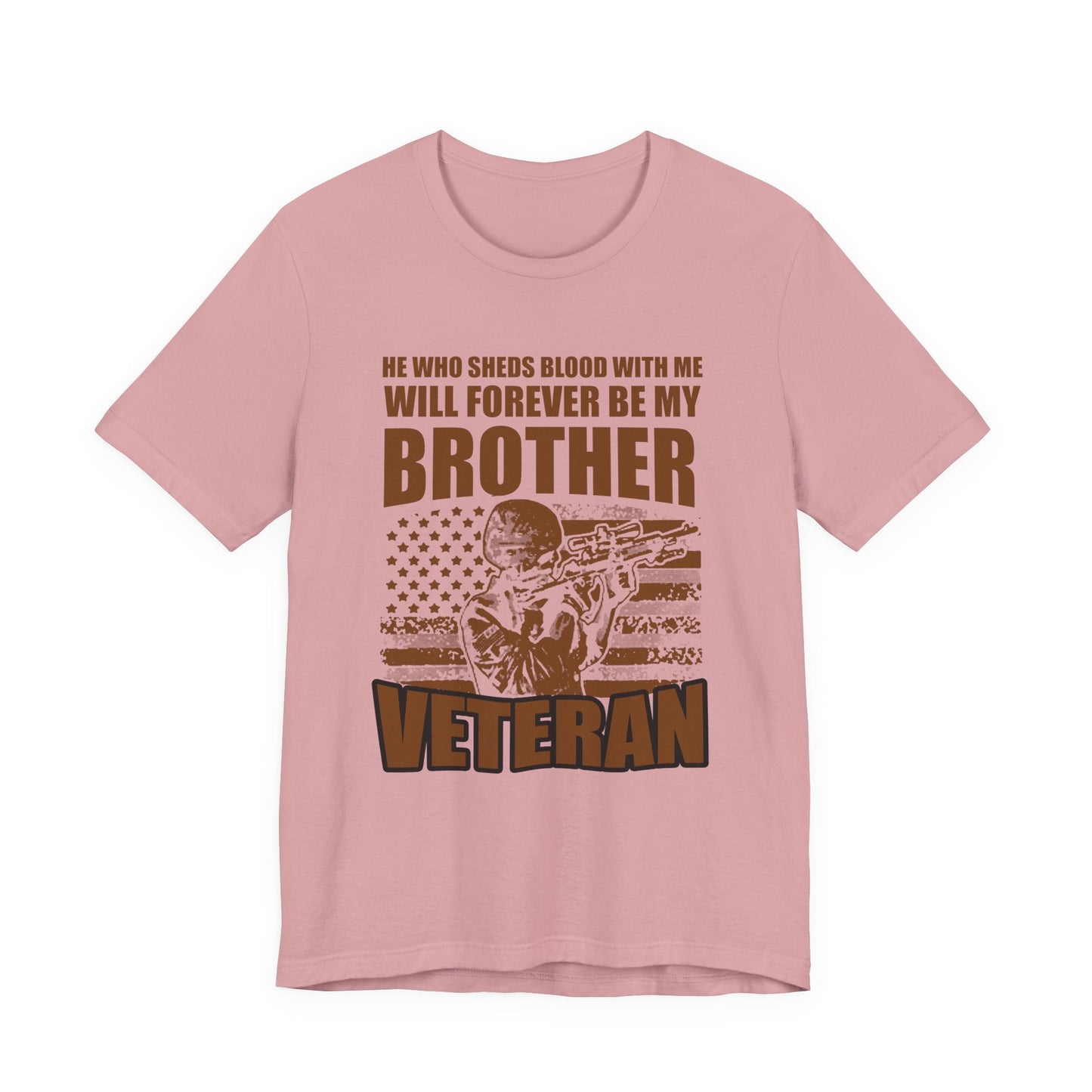 Army Veteran Patriotic Graphic Design Unisex Cotton T-Shirt v47