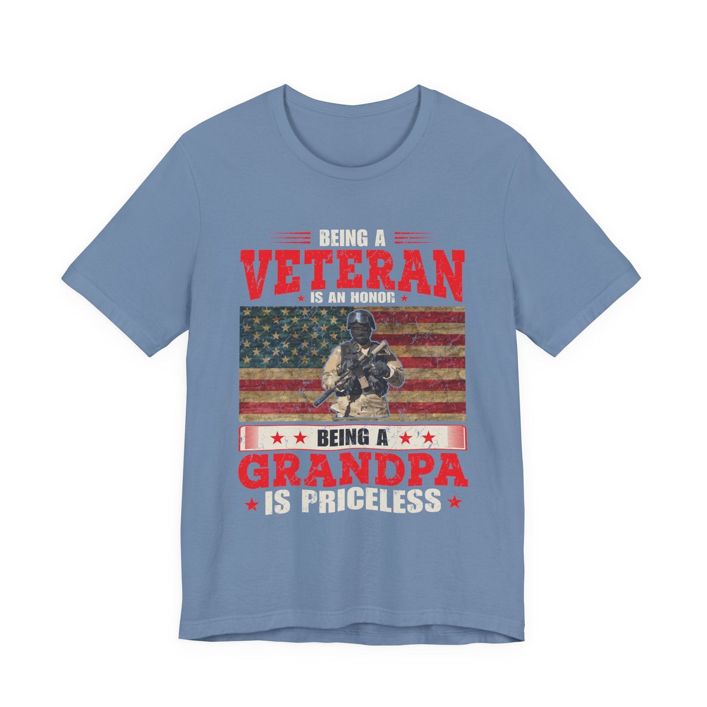 Army Veteran Patriotic Graphic Design Unisex Cotton T-Shirt v34