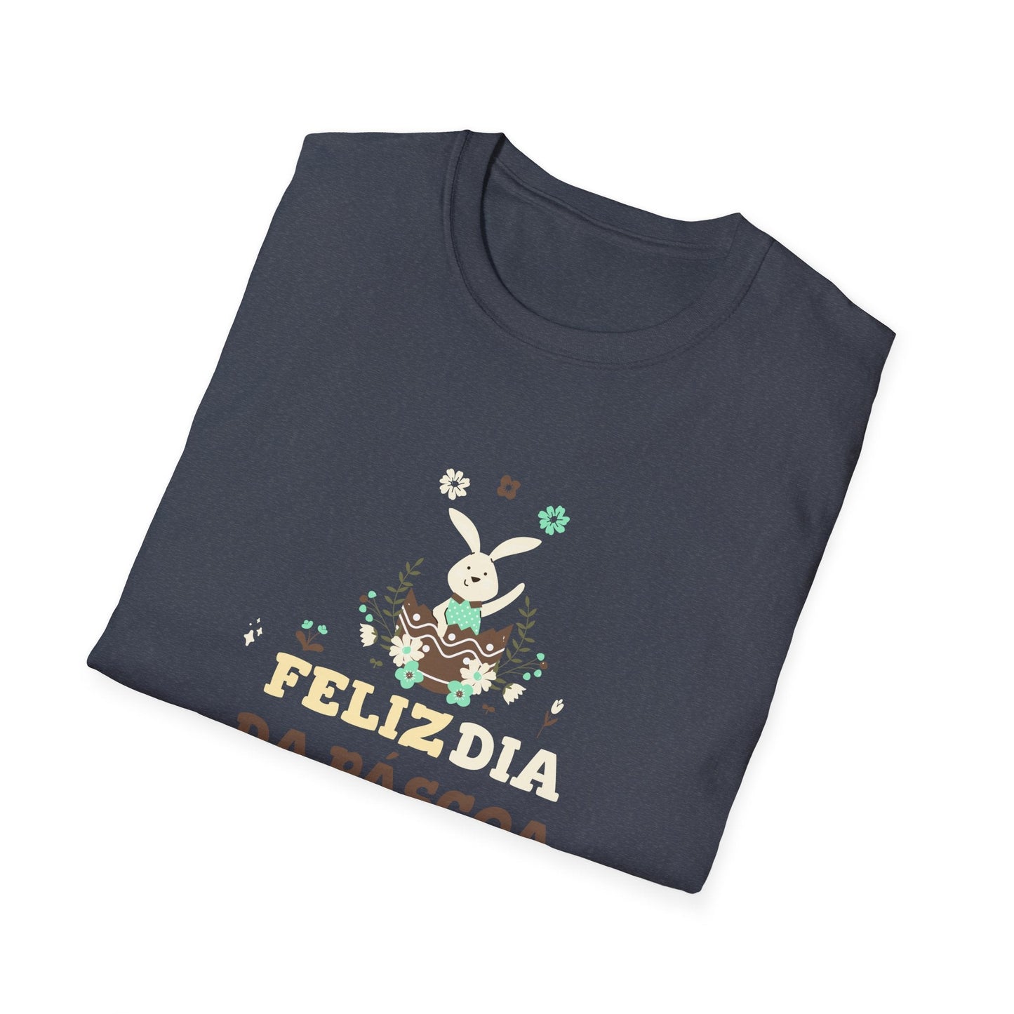 Easter Day T Shirt Unisex Softstyle Tee With Easter Design Print Gildan 64000 Comfort Fit