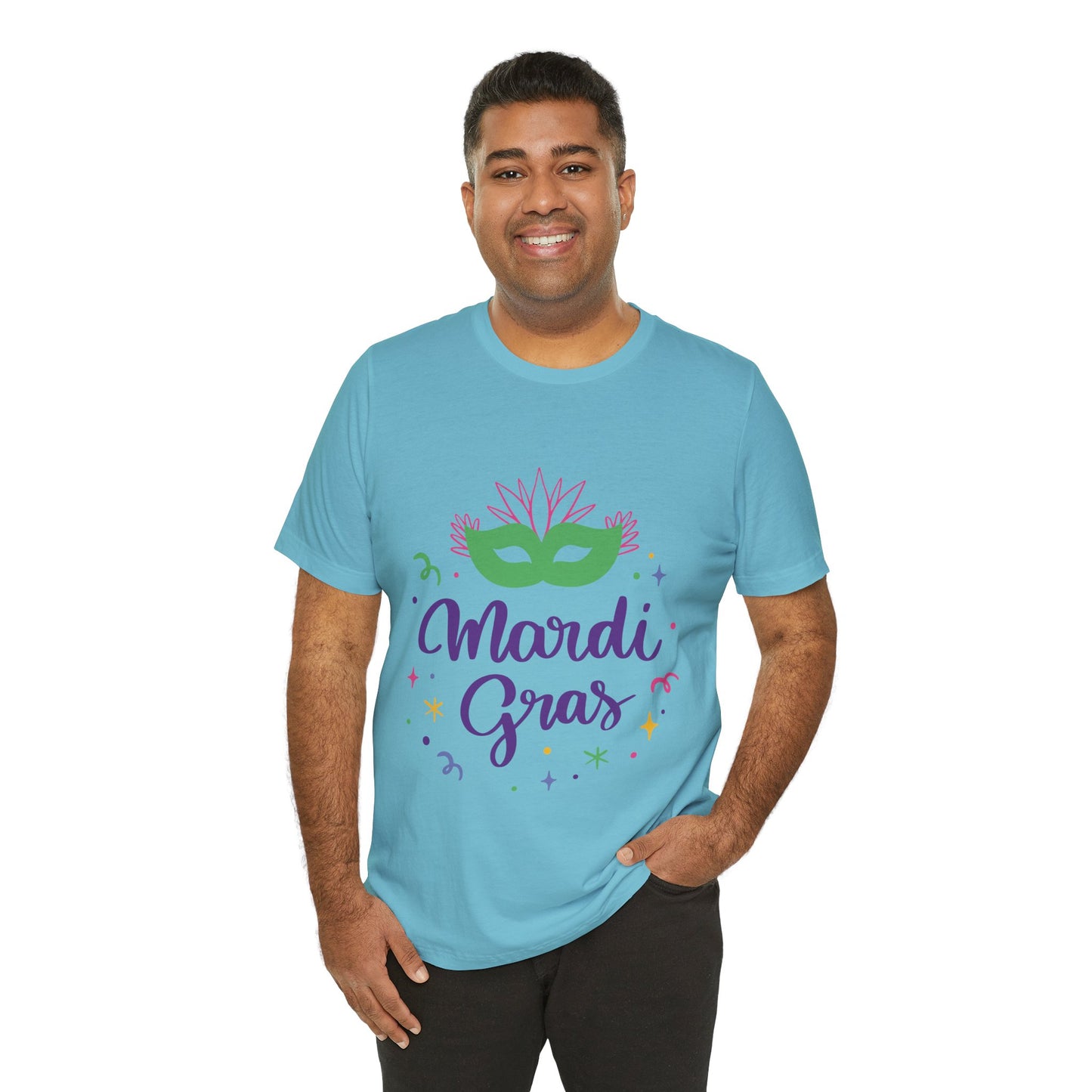 Unisex Cotton Tee Shirt for Mardi Gras