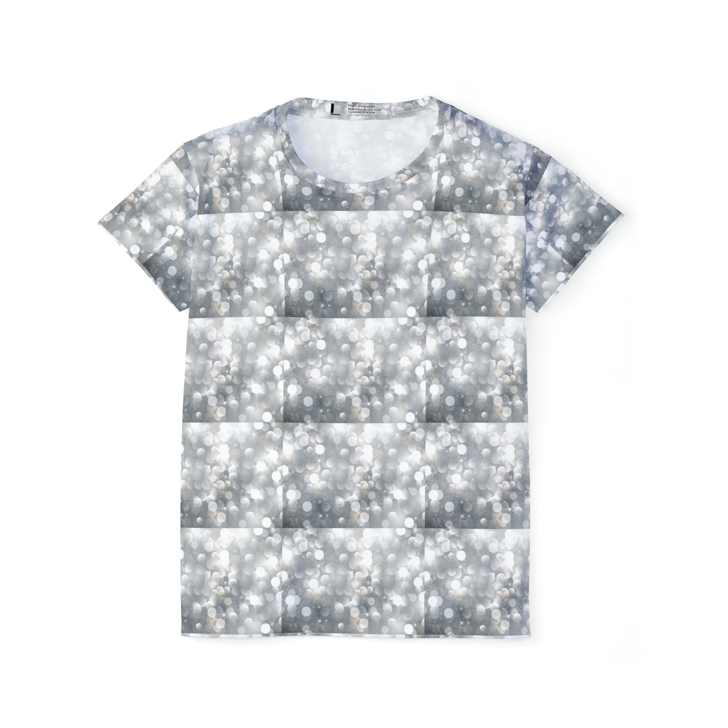 Poly Jersey Tee Shirt with abstract prints