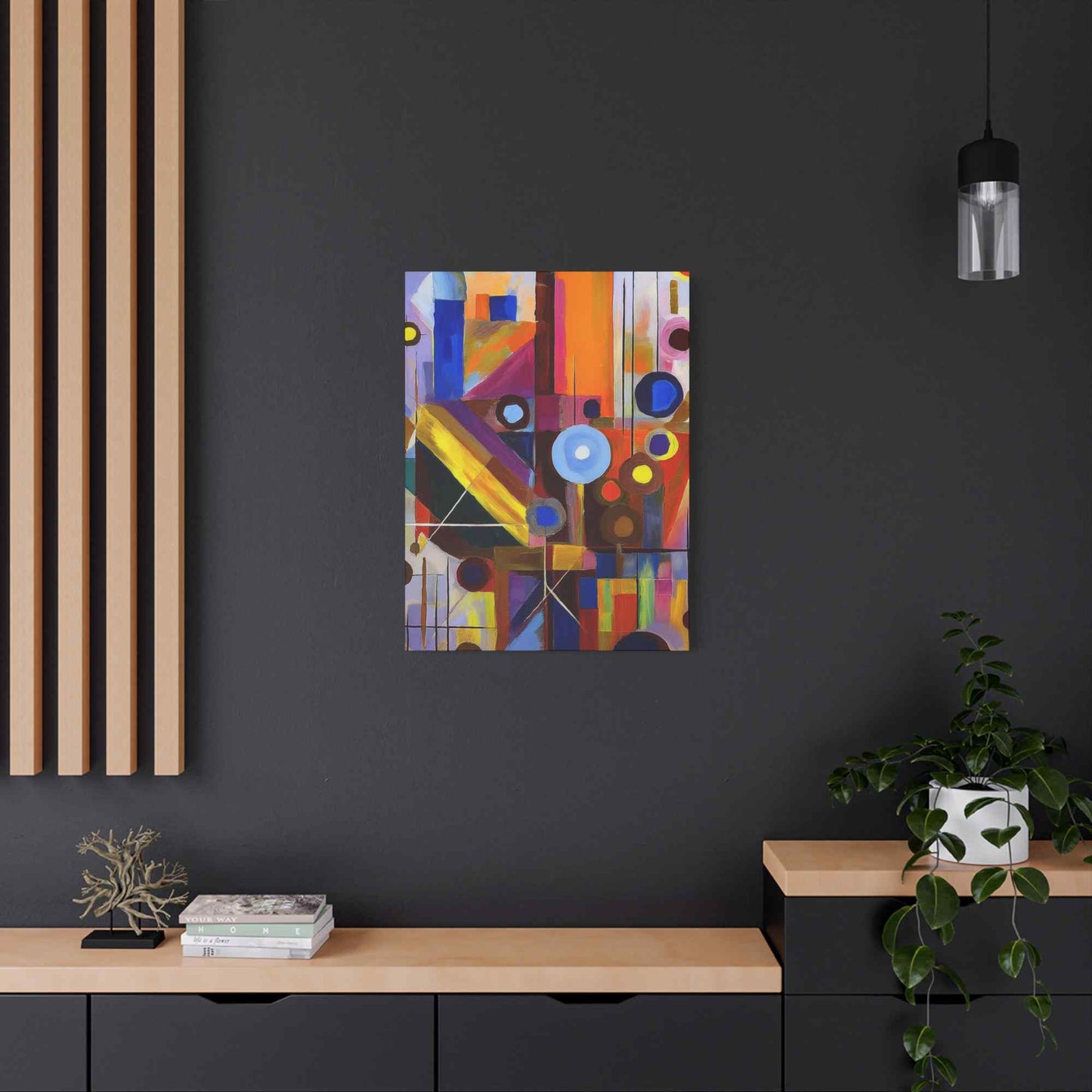 Abstract Painting Print Canvas 20x24,20x30,24x30, 24x32,24x36,30x40, 32x48,36x48,40x60 Pine-Wood Inner Frame ABS-4