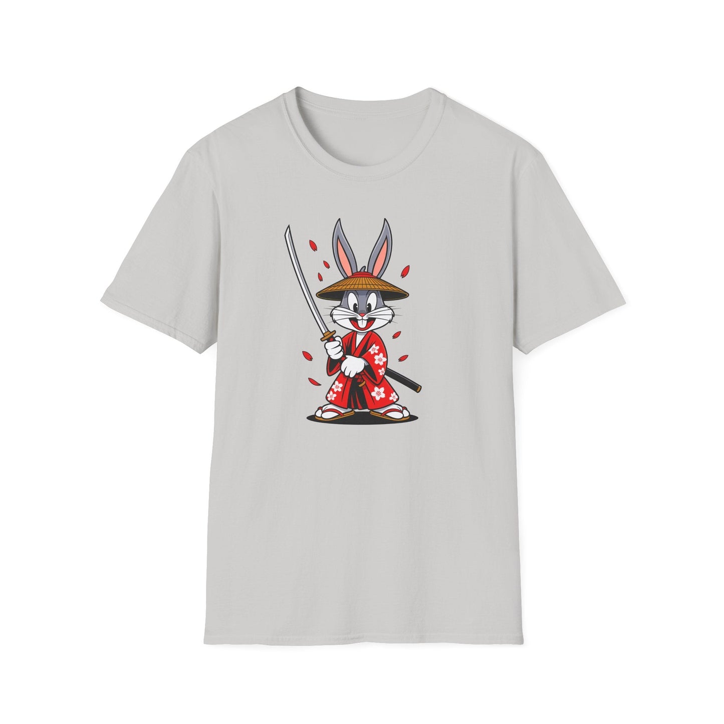 Bugs Bunny Graphic T Shirt Unisex Gildan Softstyle 64000 Cotton Tee Cartoon Animation Design