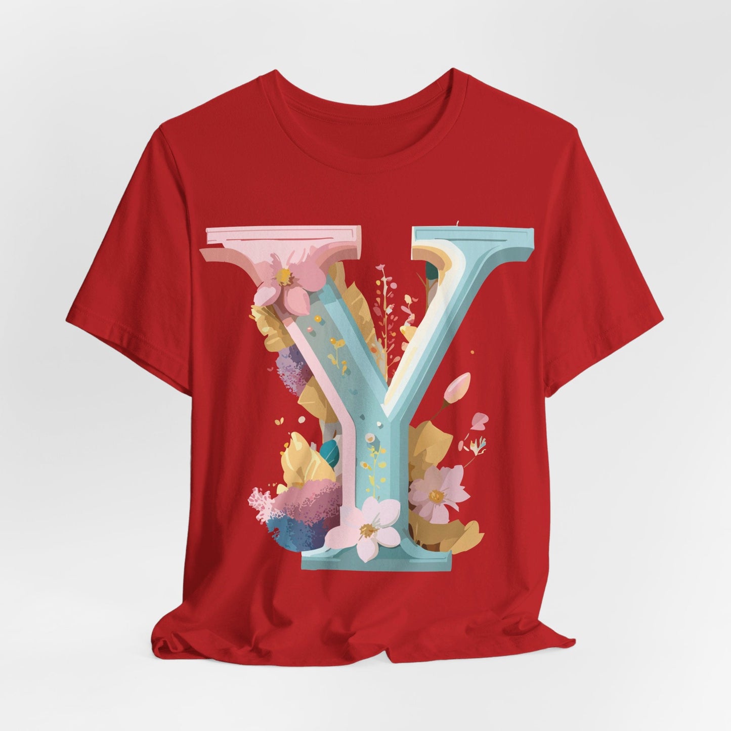Letter Y Shirt Unisex Graphic Tee Vintage Inspired Adelpha Artwork Short Sleeve Art Design