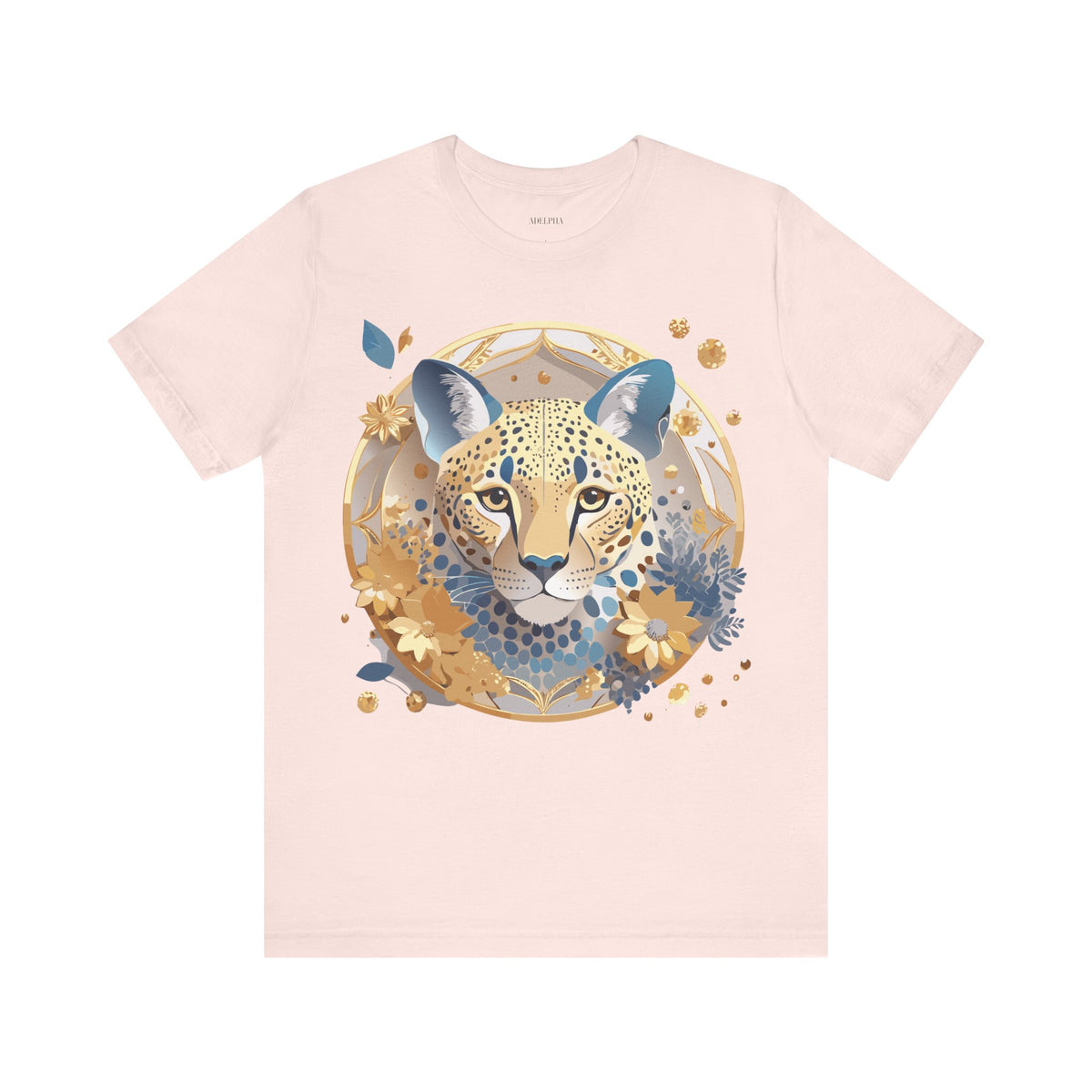 Medallion Graphic Unisex Cotton Bella+Canvas Tee with Art Design d62