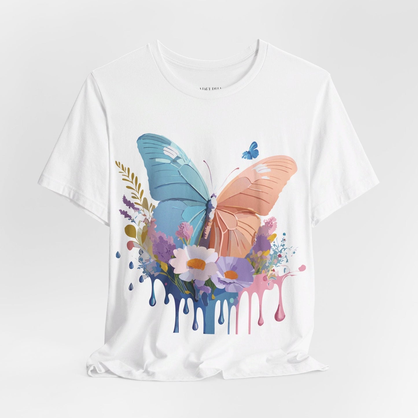 Butterfly Graphic Tee By Adelpha Unisex Vintage Inspired Art Shirt