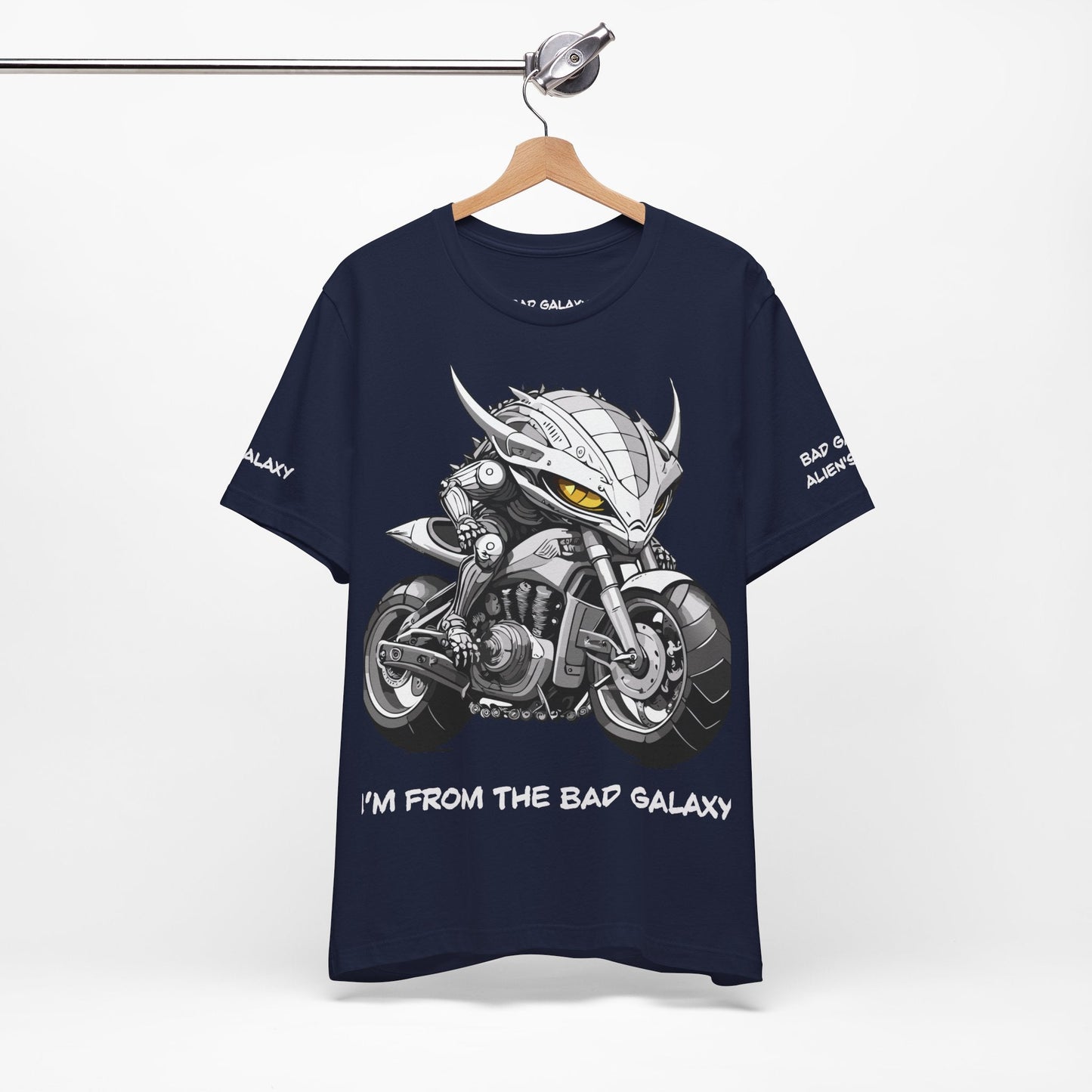 Alien Tee Shirt From Bad Galaxy 100 Percent Cotton Eco Friendly Inks Made In USA