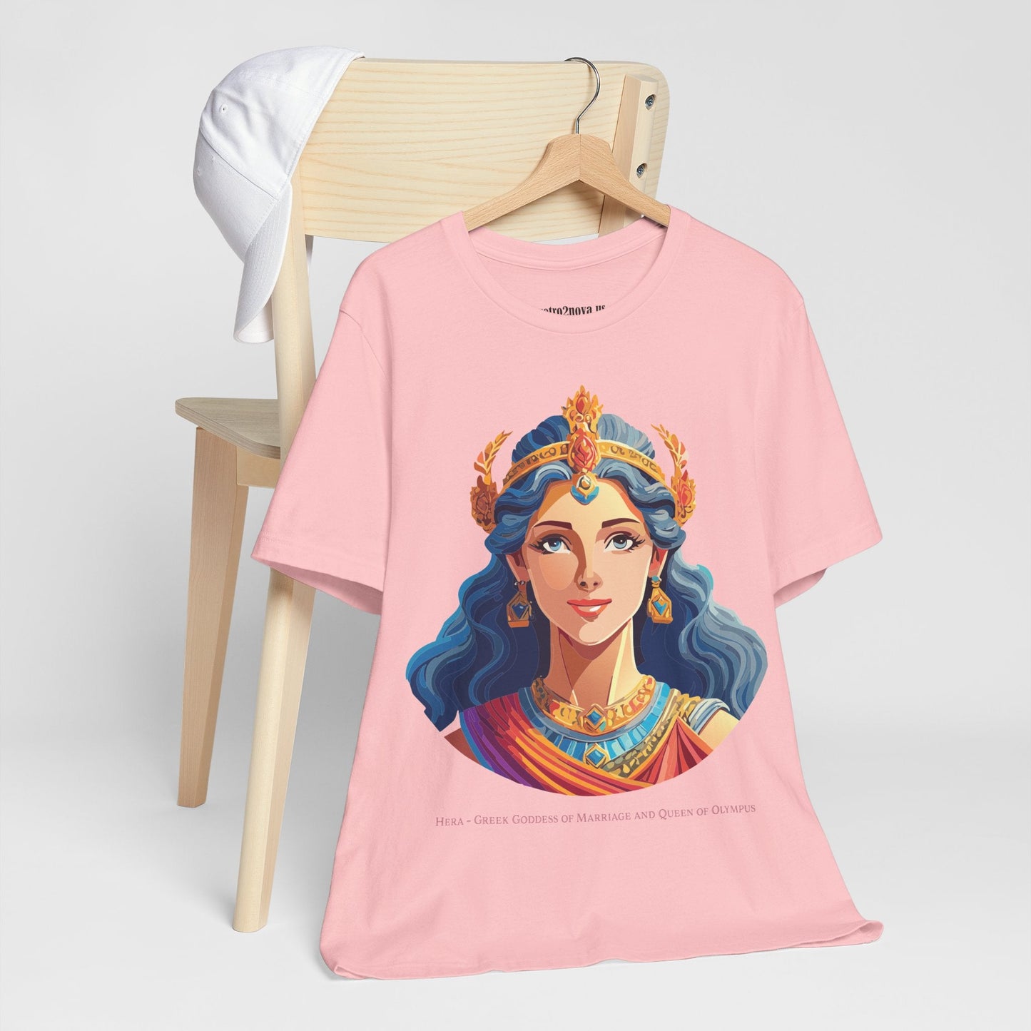 Hera Goddess Shirt Unisex Graphic Cotton Tee Featuring Original Retro2Nova Artwork