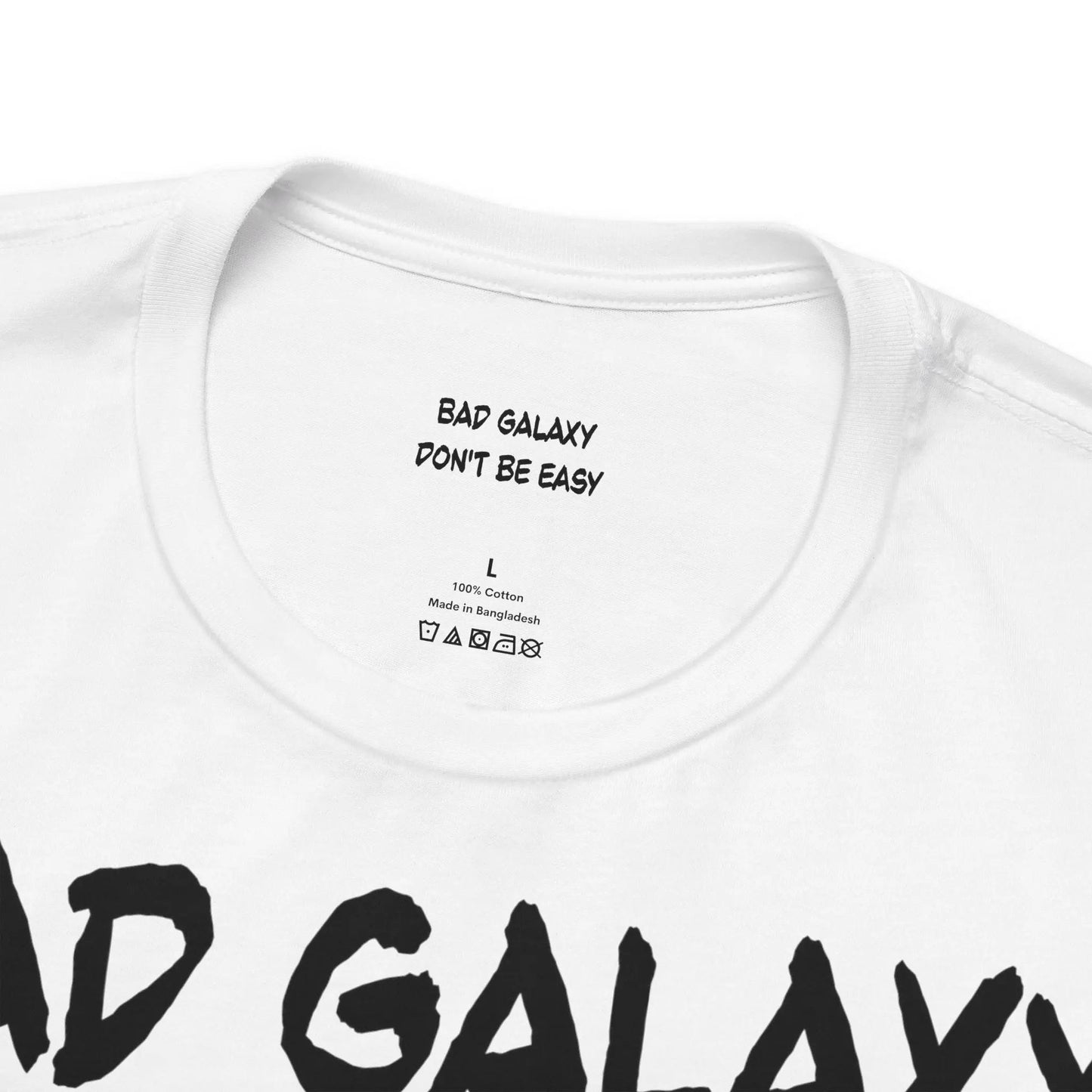 Funny Dog Tee Shirt From Bad Galaxy 100 Percent Cotton Made In USA With Eco Friendly Inks