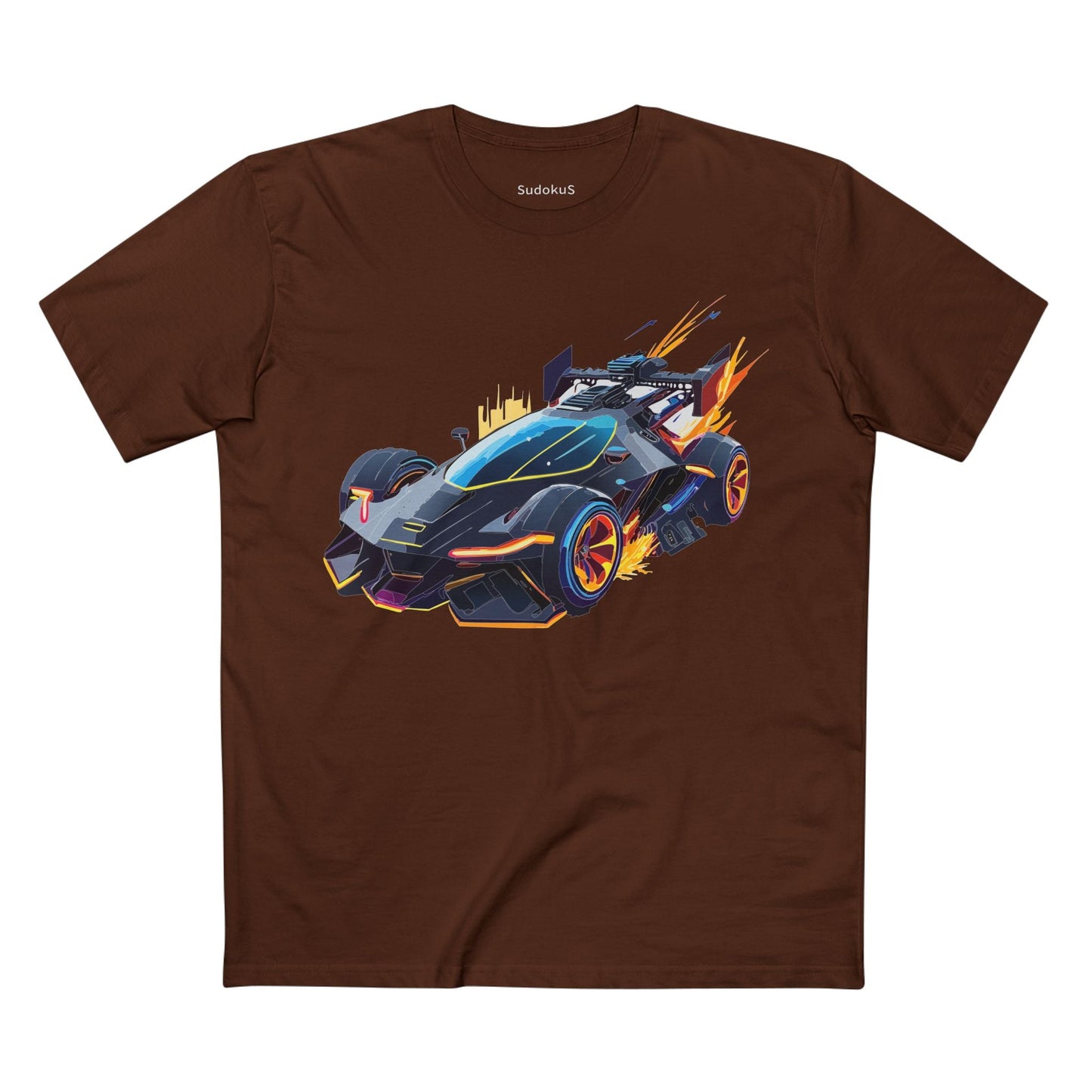 Car Graphic Unisex 100 Cotton Staple Tee 12