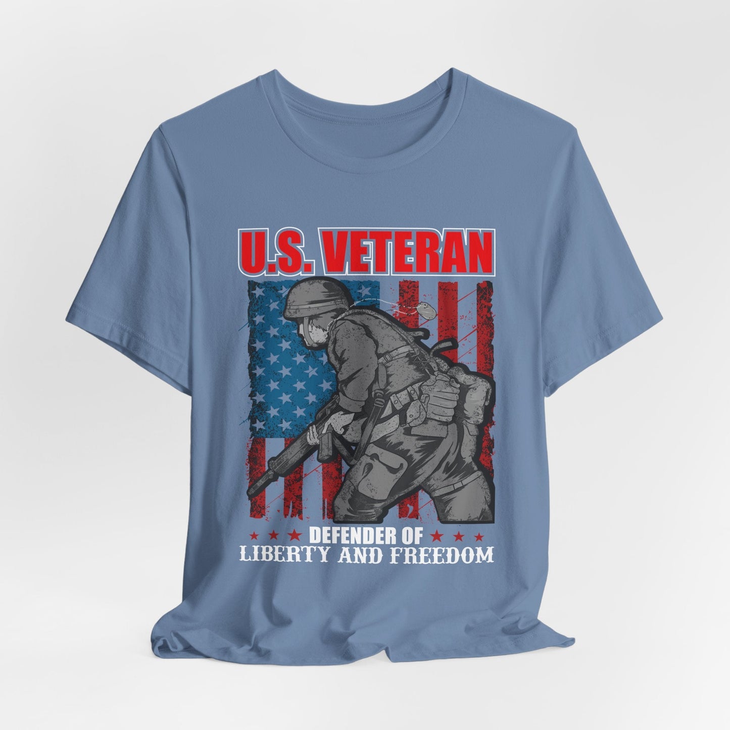 Army Veteran Patriotic Graphic Design Unisex Cotton T-Shirt v31