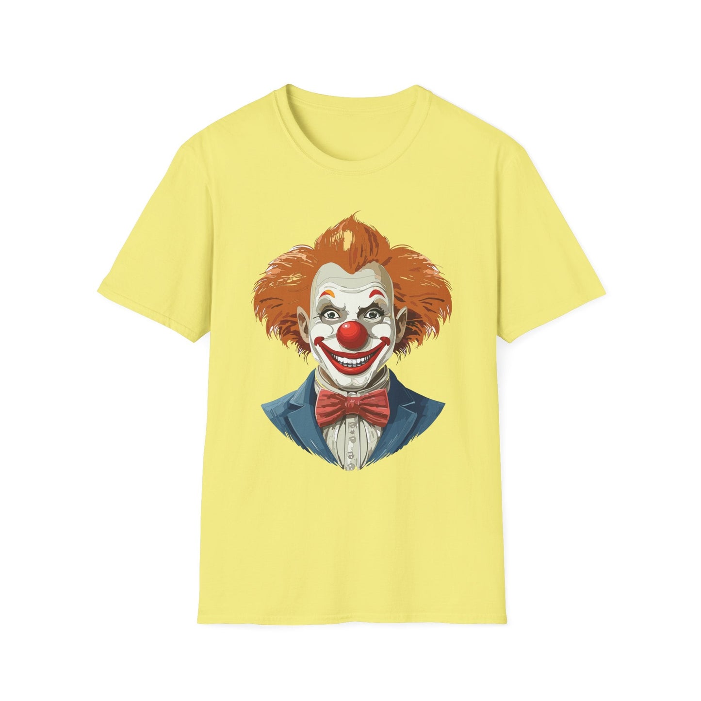 Clown Shirt Unisex Funny Man Circus Tee Softstyle Gildan 64000 Short Sleeve Shirt Premium