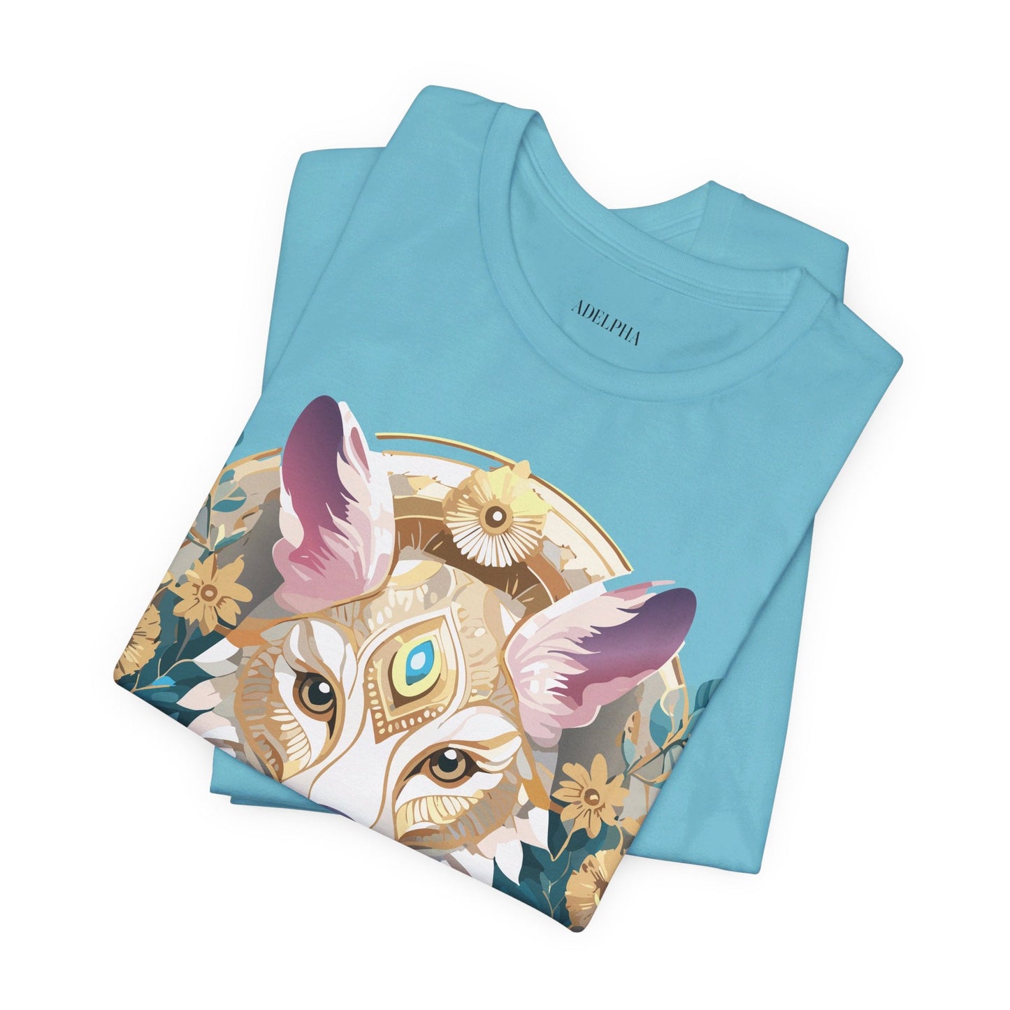 Medallion Graphic Unisex 100 Cotton Vintage Animal Medal Artwork Tee 84