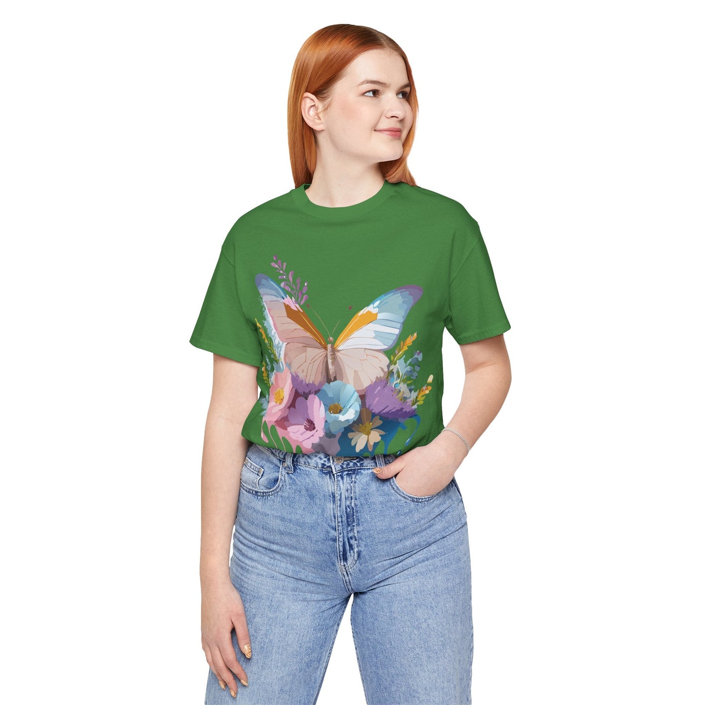 Butterfly Graphic T Shirt Unisex Adelpha Vintage Art Design Tee