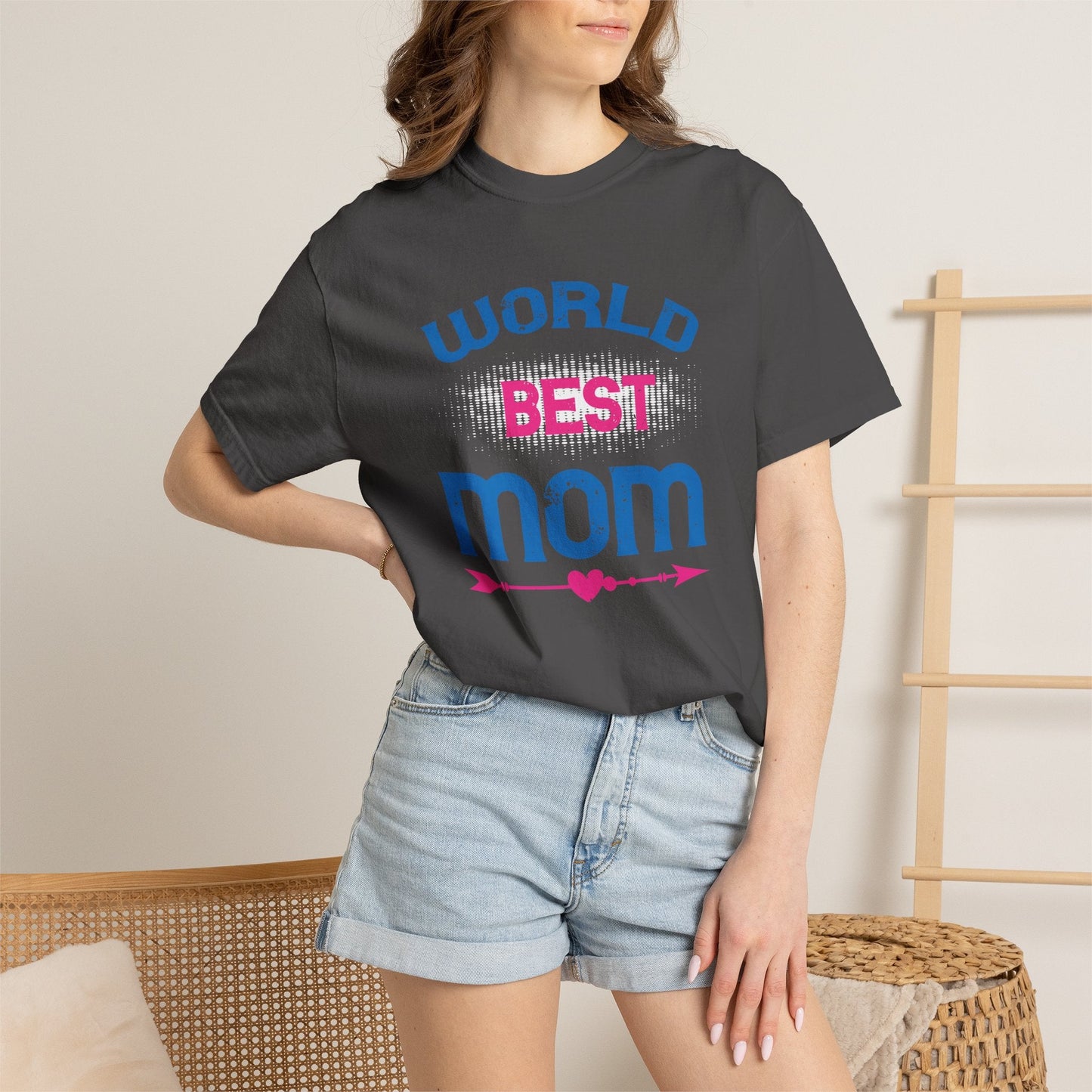 Mom T-shirt Mother Day Mama Tee Unisex Comfort Colors Garment-Dyed Cotton h100