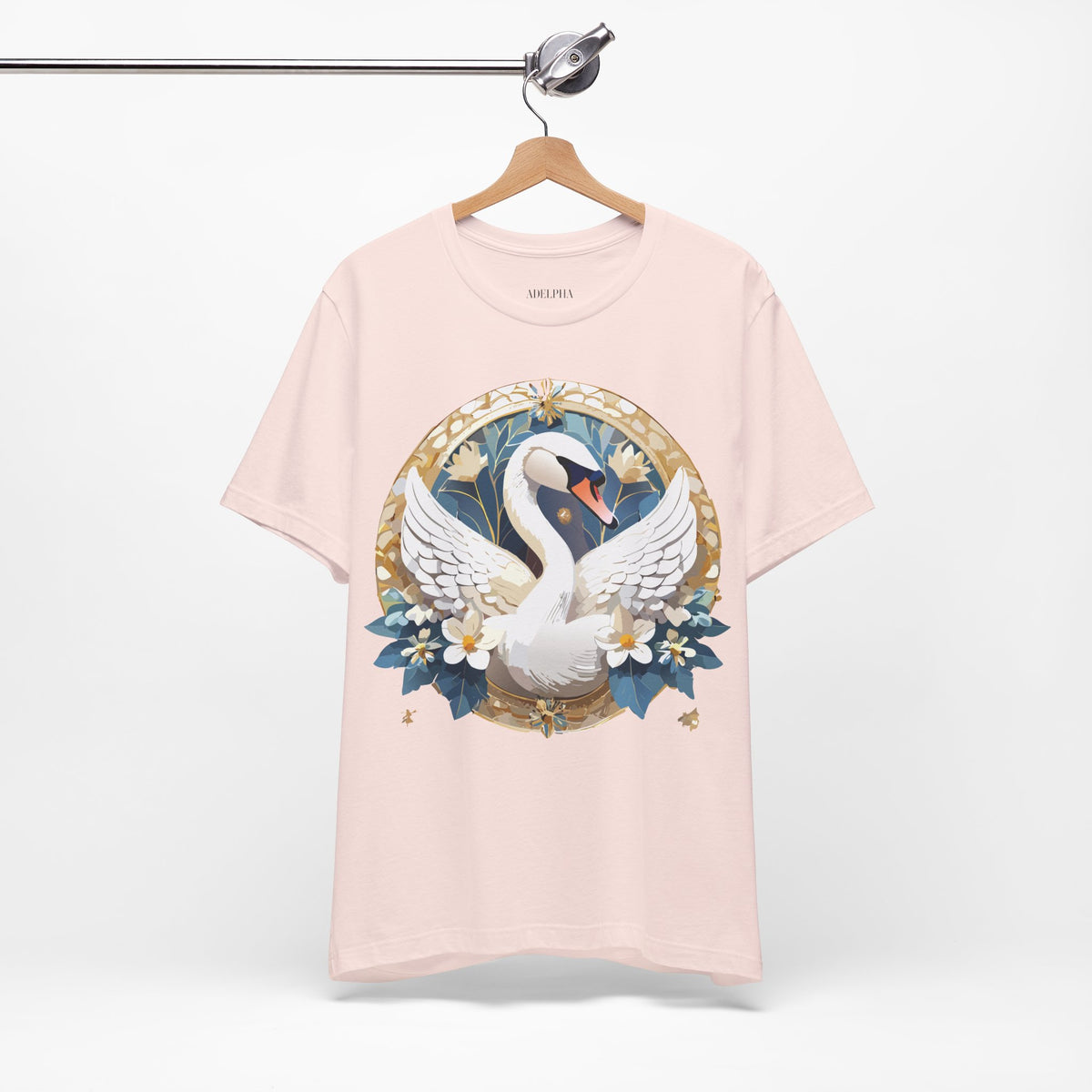 Medallion Graphic Unisex Cotton Bella+Canvas Tee with Art Design d45