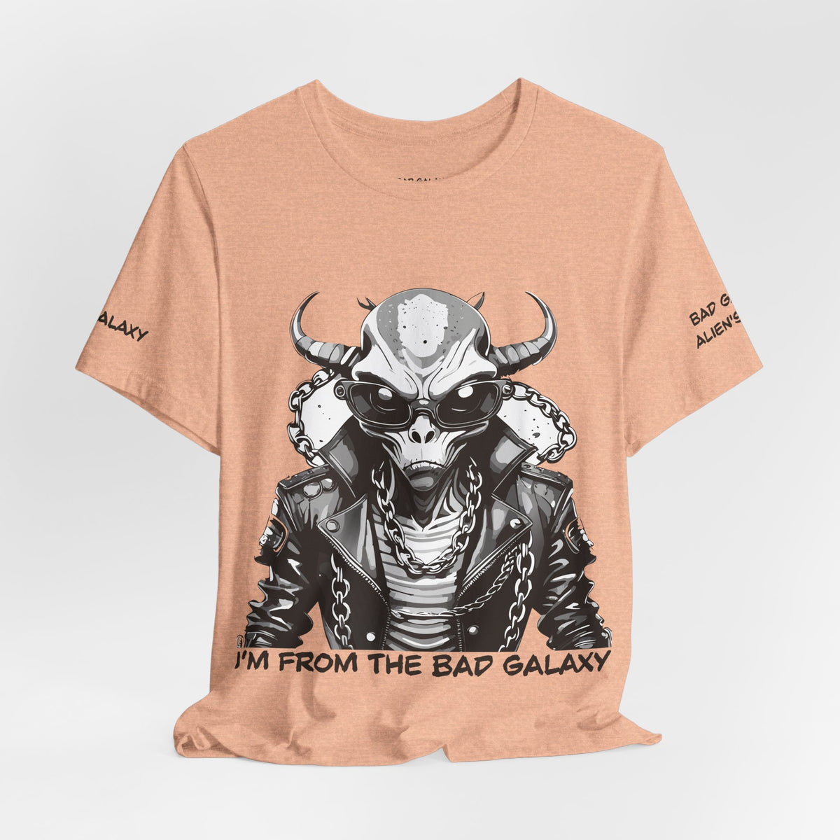 Alien Graphic Unisex Cotton Bella+Canvas Tee with Art Design b62