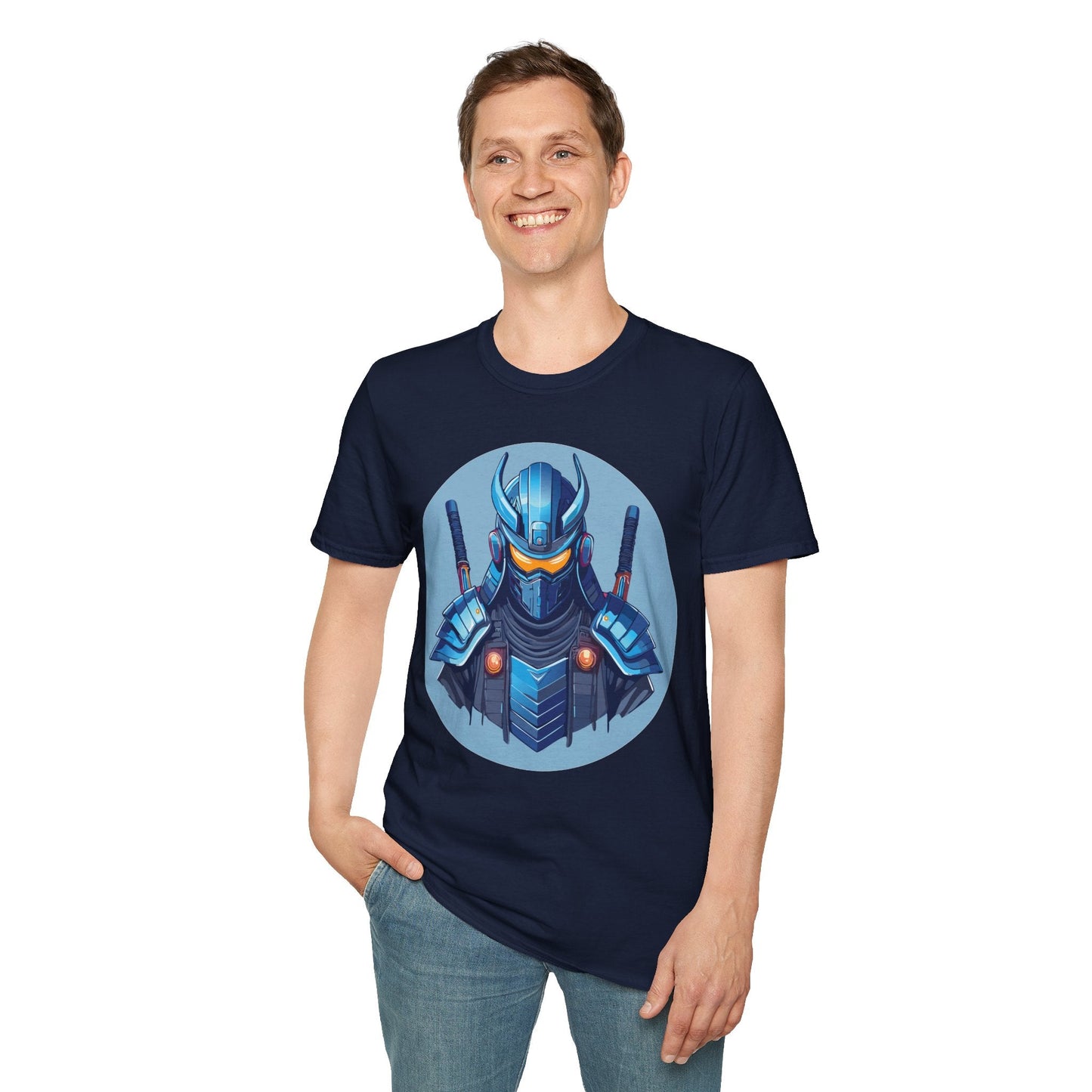 Samurai Shirt Unisex Softstyle T Shirt 100 Percent Ring Spun Cotton Gildan 64000