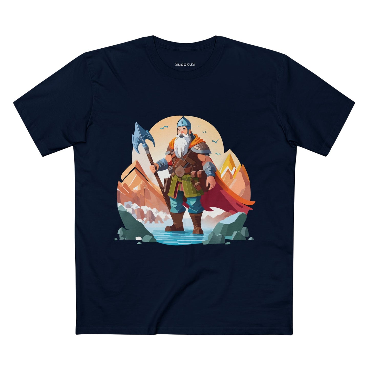 Viking Graphic Unisex 100 Cotton Staple Tee 25