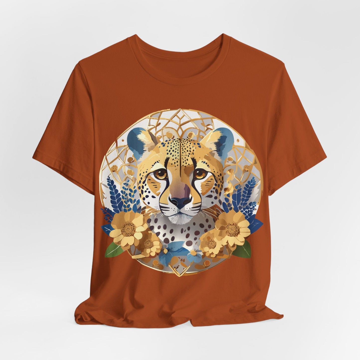 Medallion Shirt Unisex Graphic Tee With Vintage Inspired Adelpha Artwork Short Sleeve Jersey