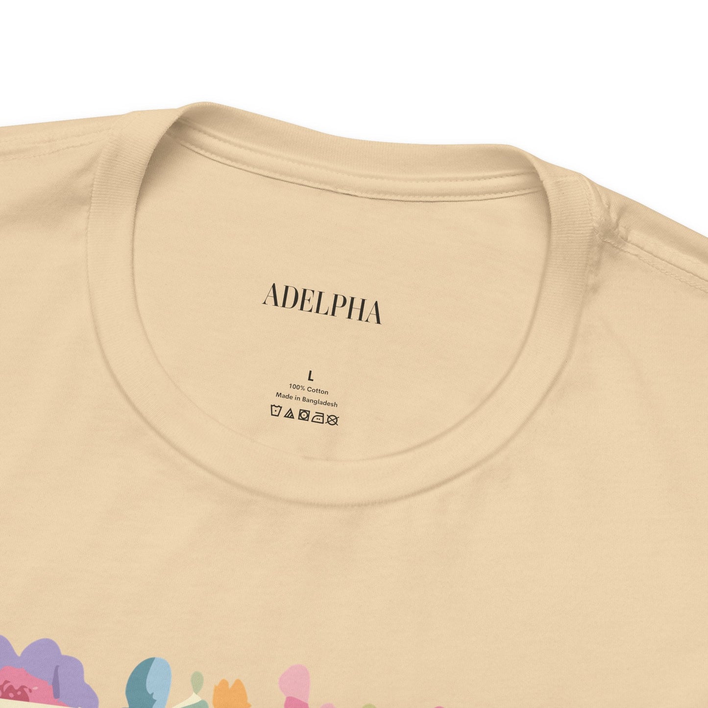 Adelpha Letter R Graphic Tee Unisex Short Sleeve Vintage Style Art Design Artwork Premium Fit
