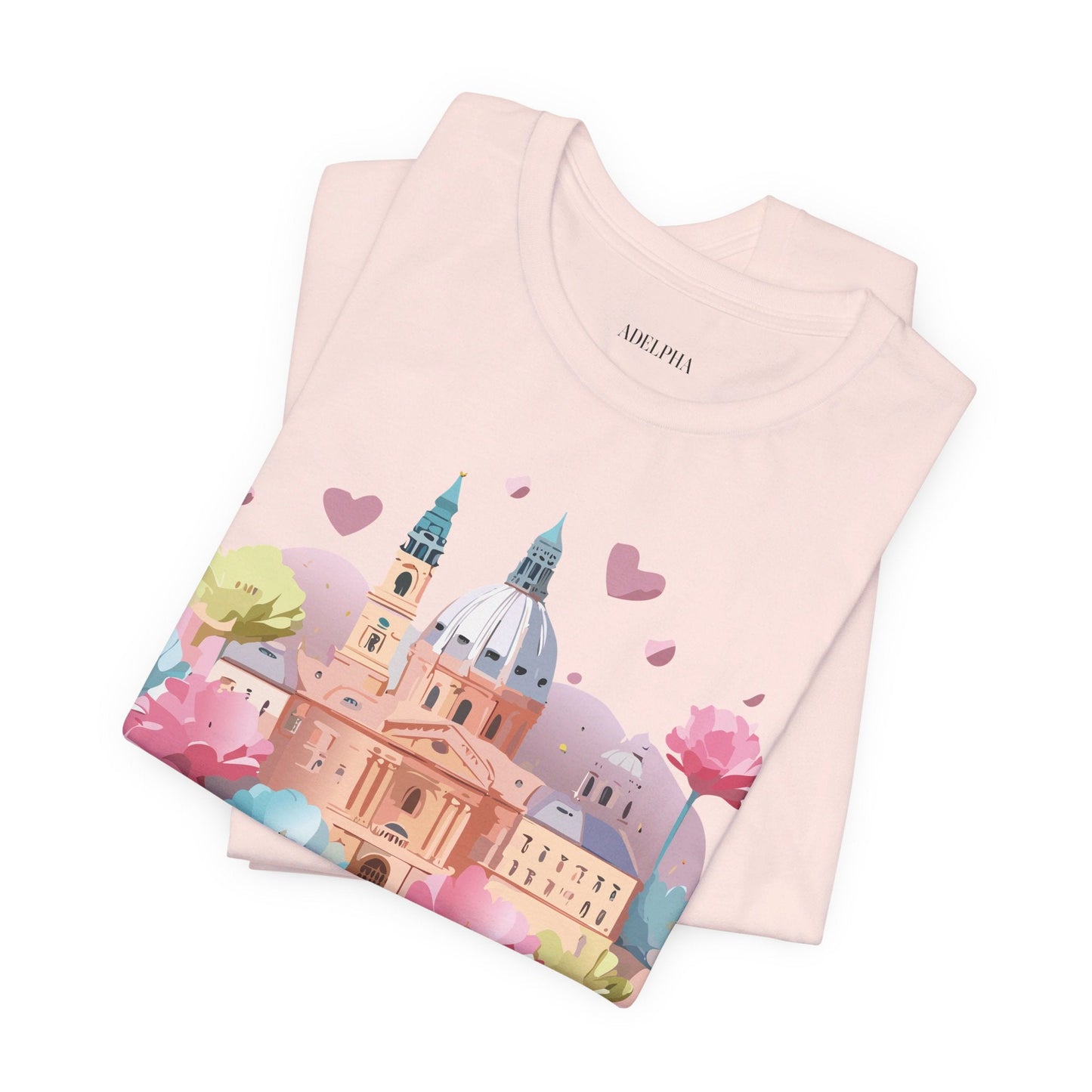 Prague Tourist Shirt Unisex Graphic Tee With Vintage Inspired Artwork By Adelpha