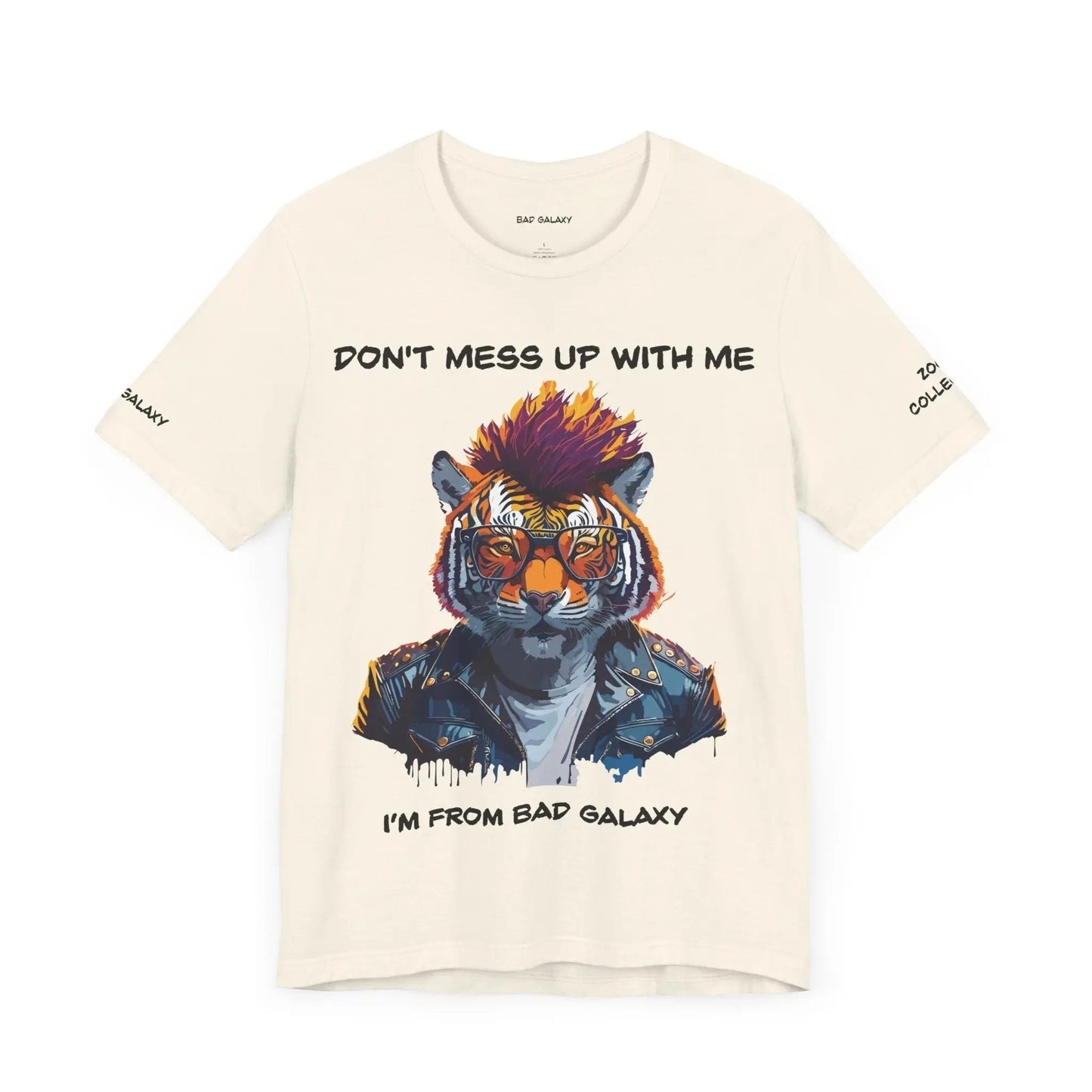 Bad Galaxy Animal T Shirt Cotton Comfort Eco Friendly Inks Printed In USA Free Shipping