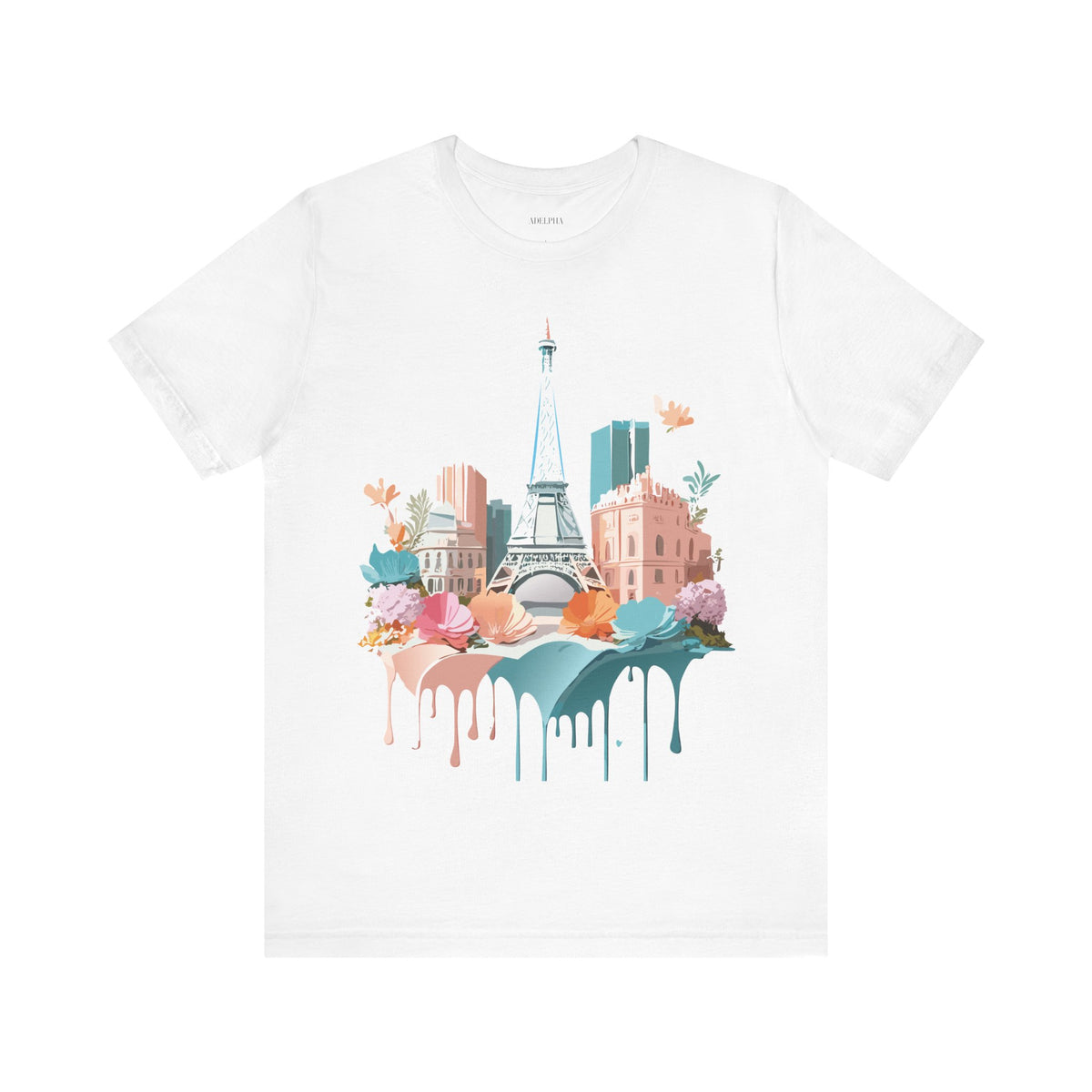 Unisex Cotton Bella+Canvas Tee with Paris