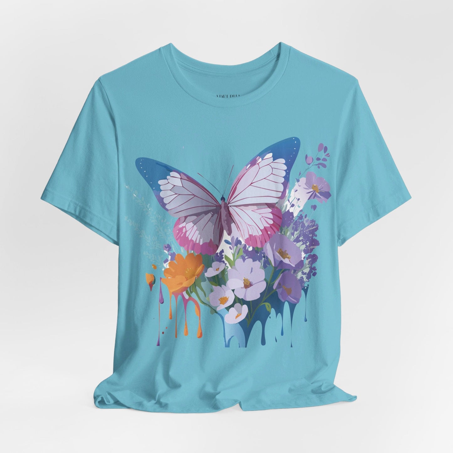 Unisex Butterfly Graphic Tee Adelpha Art Design Vintage Inspired Jersey Tee