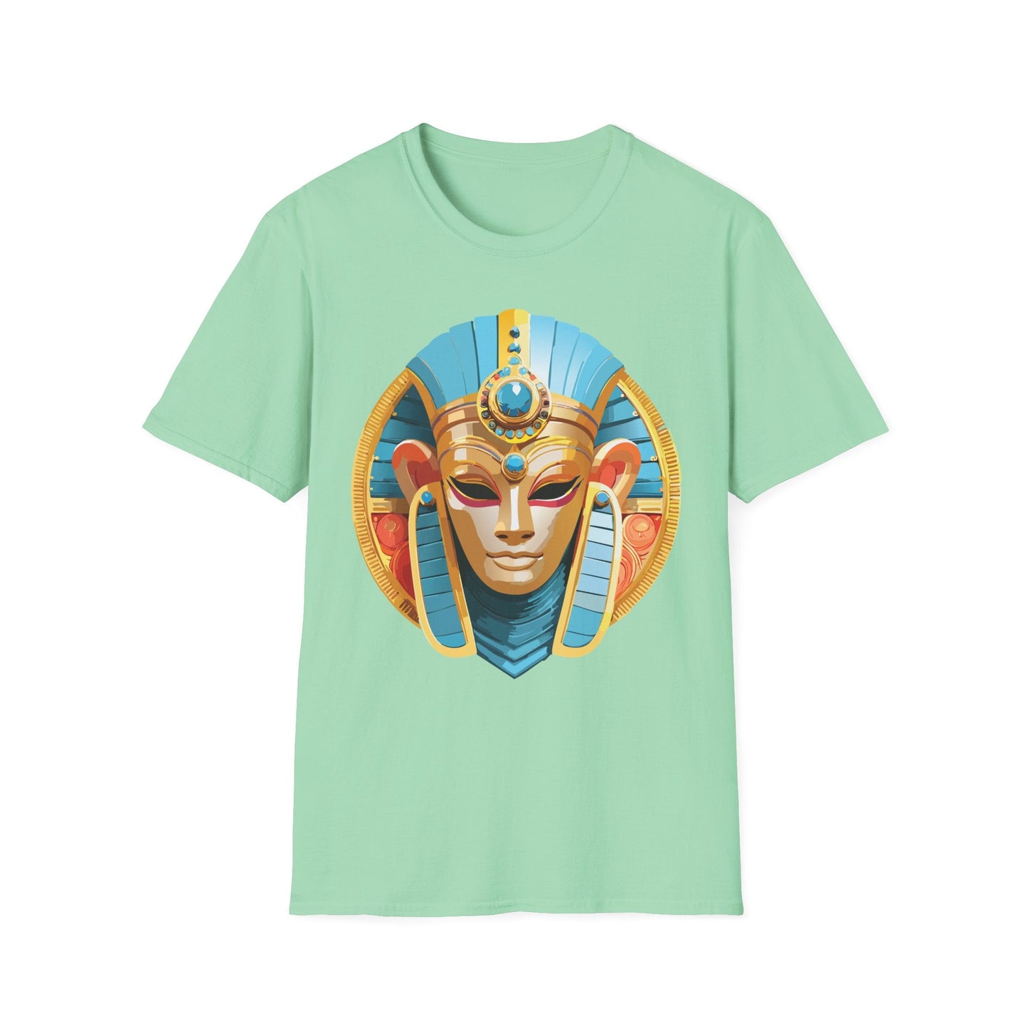 Mask Tee Shirt Unisex Softstyle Short Sleeve Art Design T Shirt 100 Percent Ring Spun Cotton