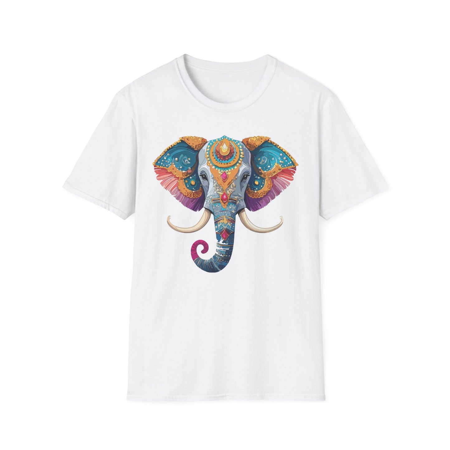 Elephant Shirt Unisex Elephant Tee Softstyle Cotton Gildan 64000 Animal Tee Graphic Elephant Tee